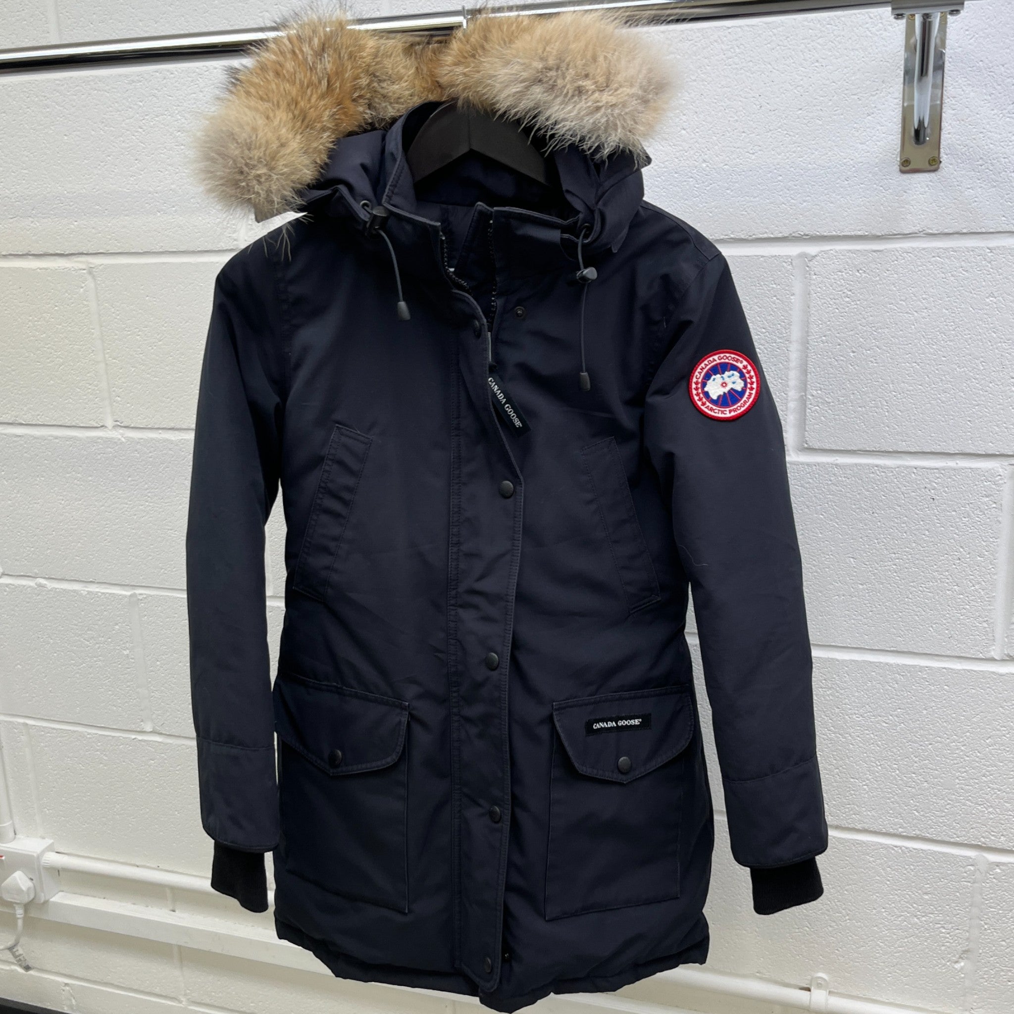 Women's Trillium Parka Down Jacket Navy Size S
