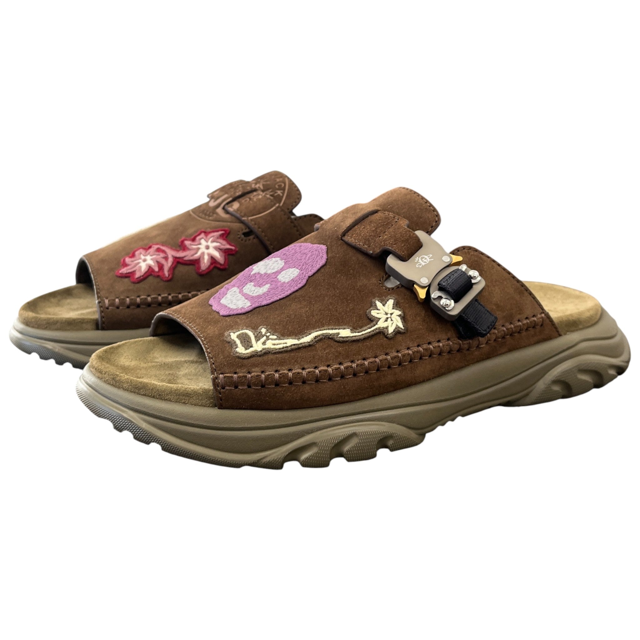 Men's X Travis Scott Cactus Jack Sandals Brown Size EU 42 / UK 8