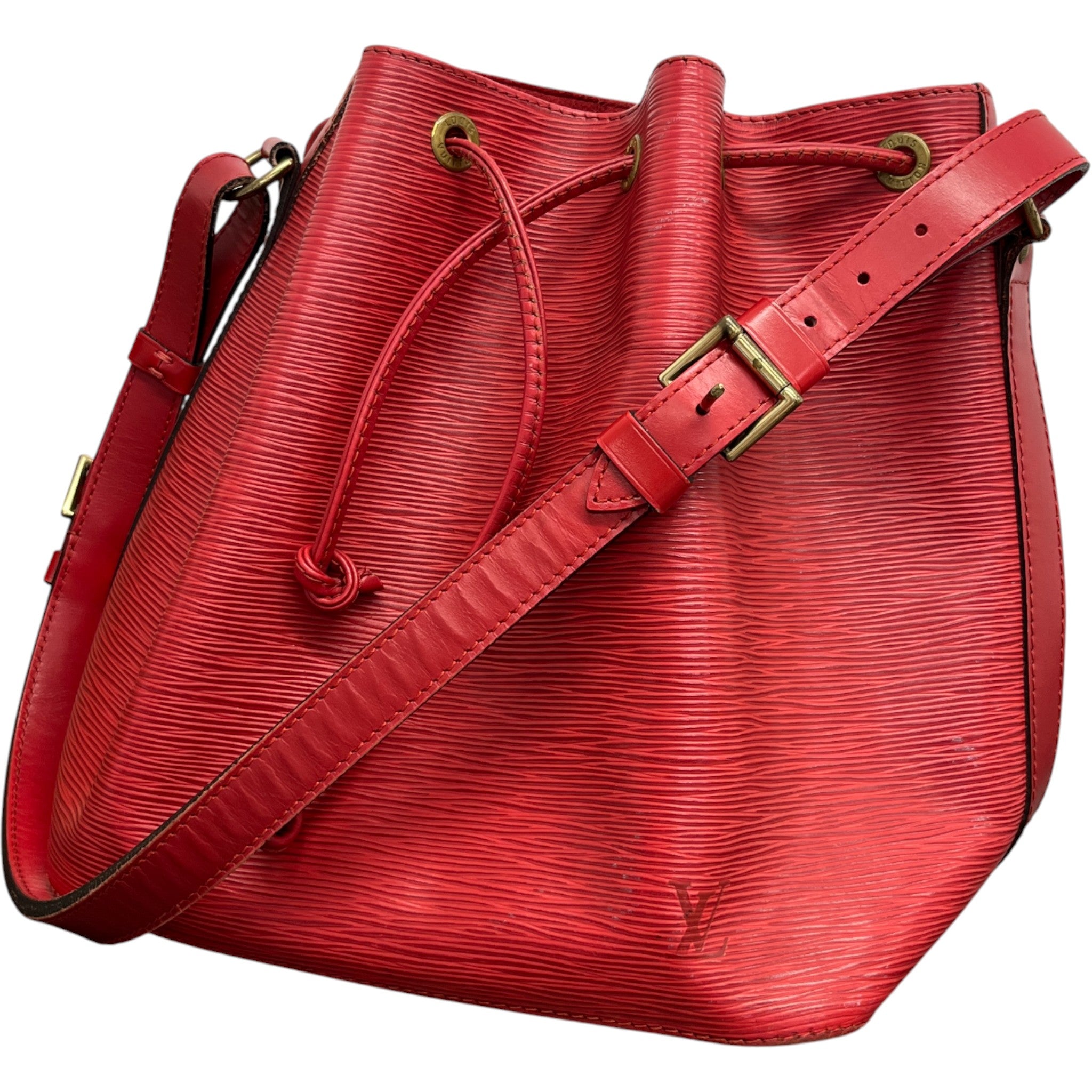 Women's Noe Epi Leather Bag Red