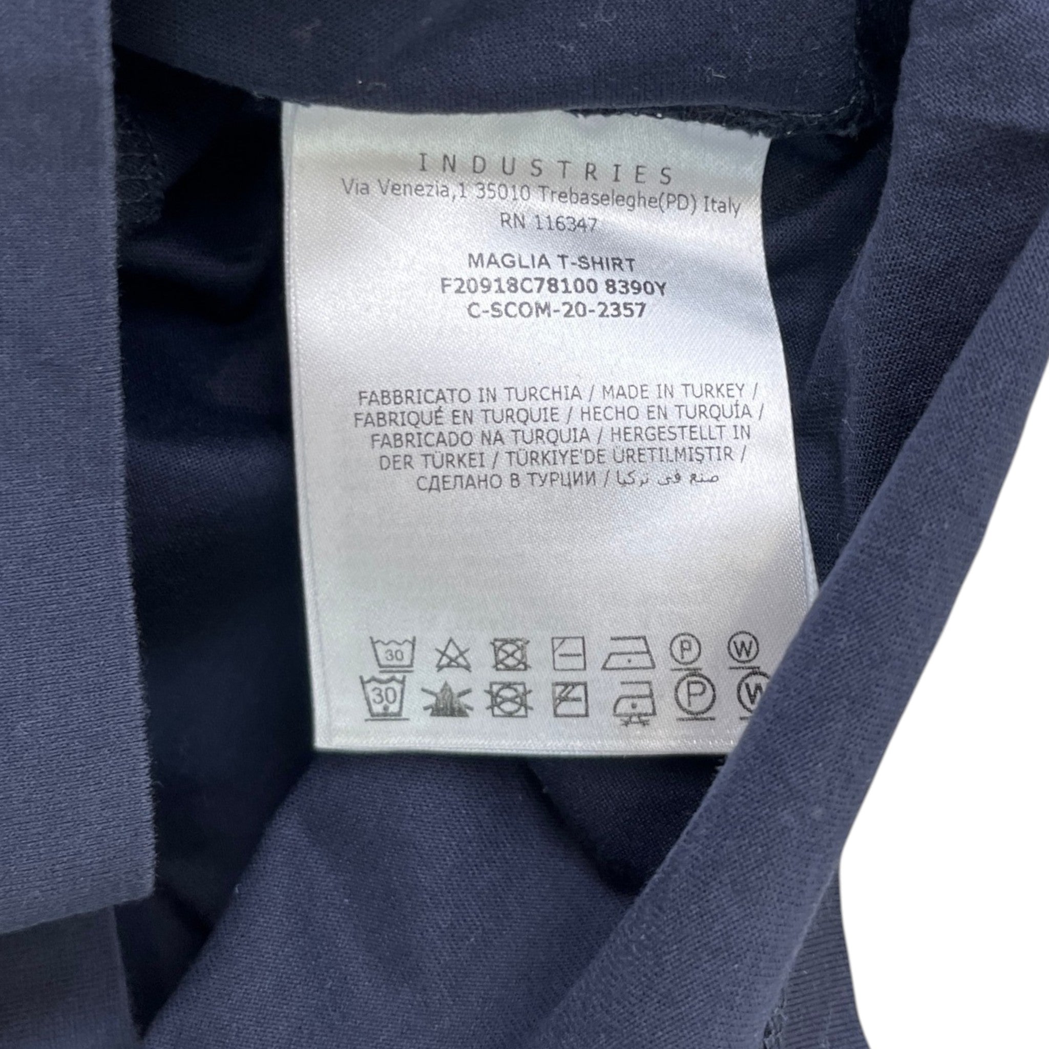Men's Maglia T-Shirt Navy Size M