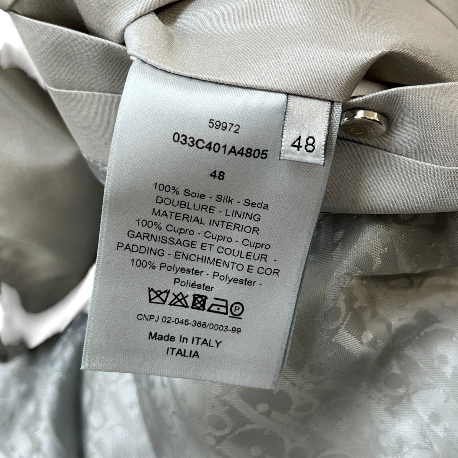 Men's X Air Jordan Bomber Jacket Grey Size IT 48 / M