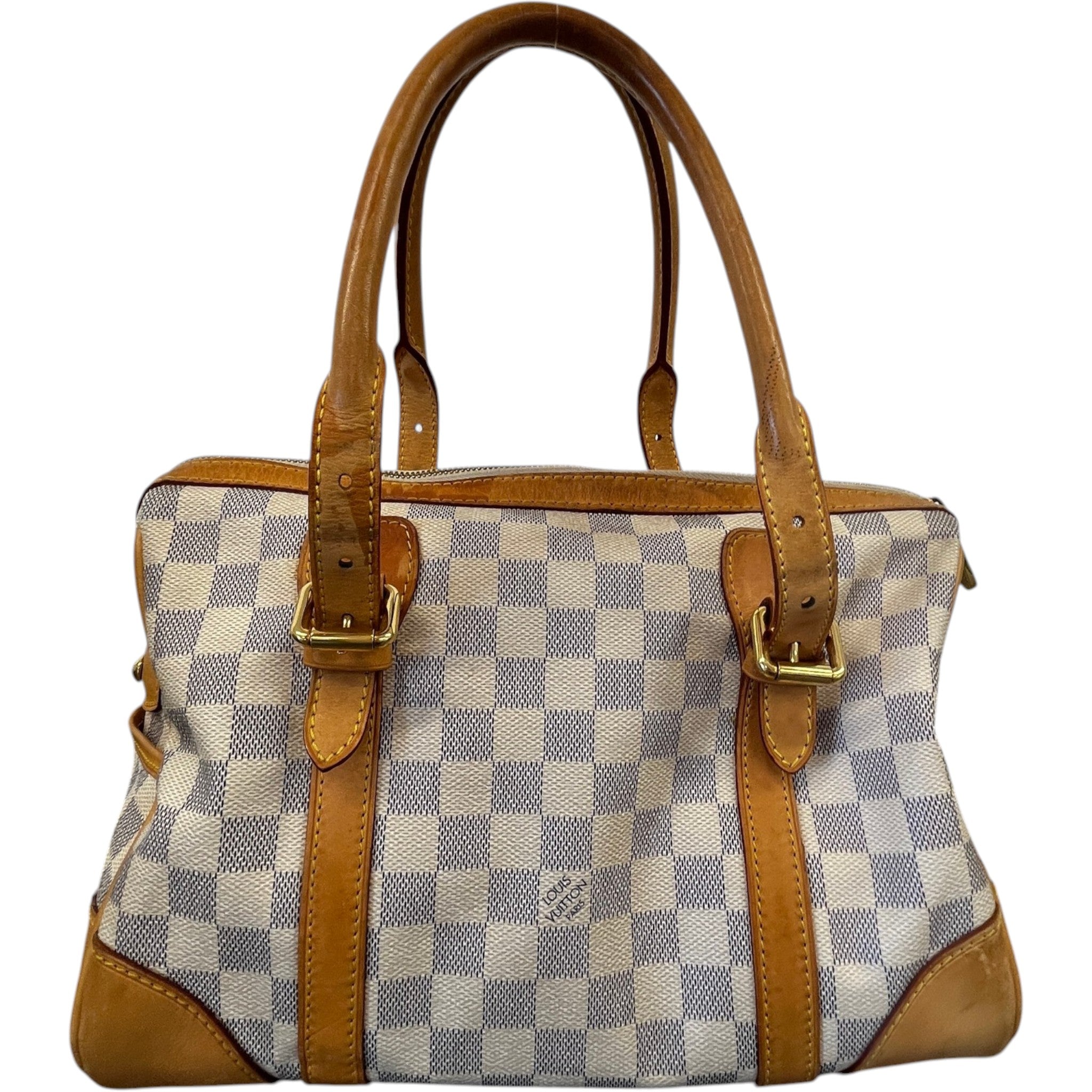 Women's Damier Azur Berkeley Bag Cream
