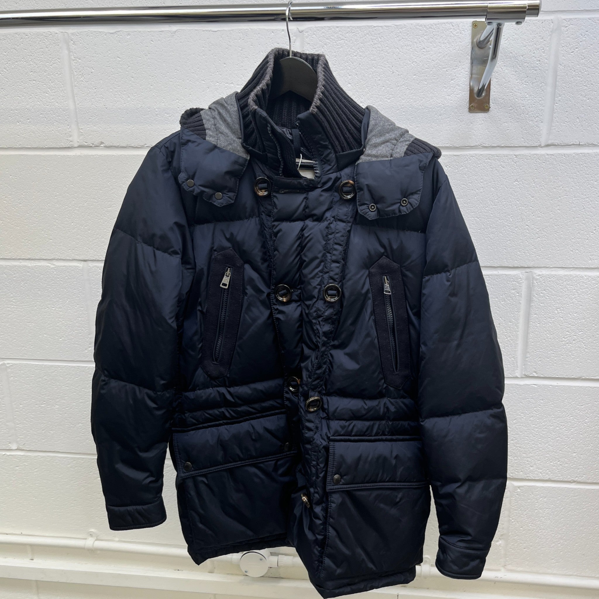 Men's Mathias Down Jacket Navy Size 1 / S