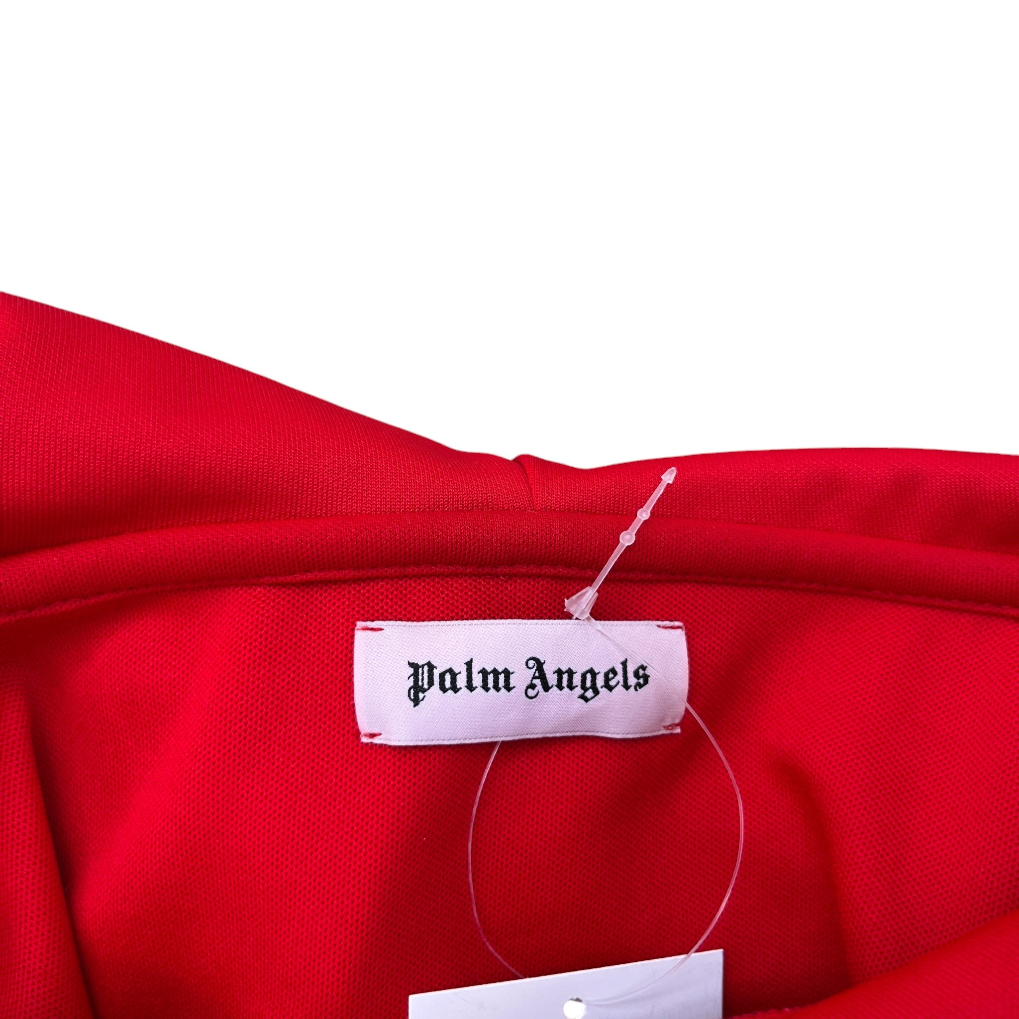 Men's Logo Print Hoodie Red Size S