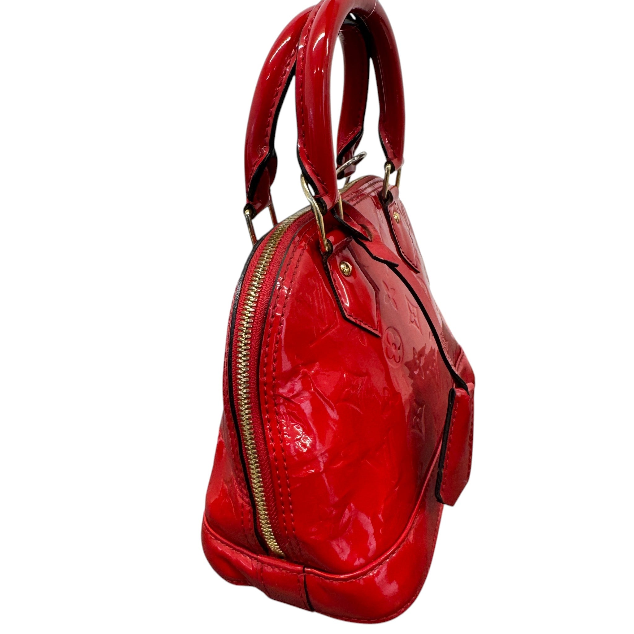 Women's Vernis Leather Alma Bb Bag Red