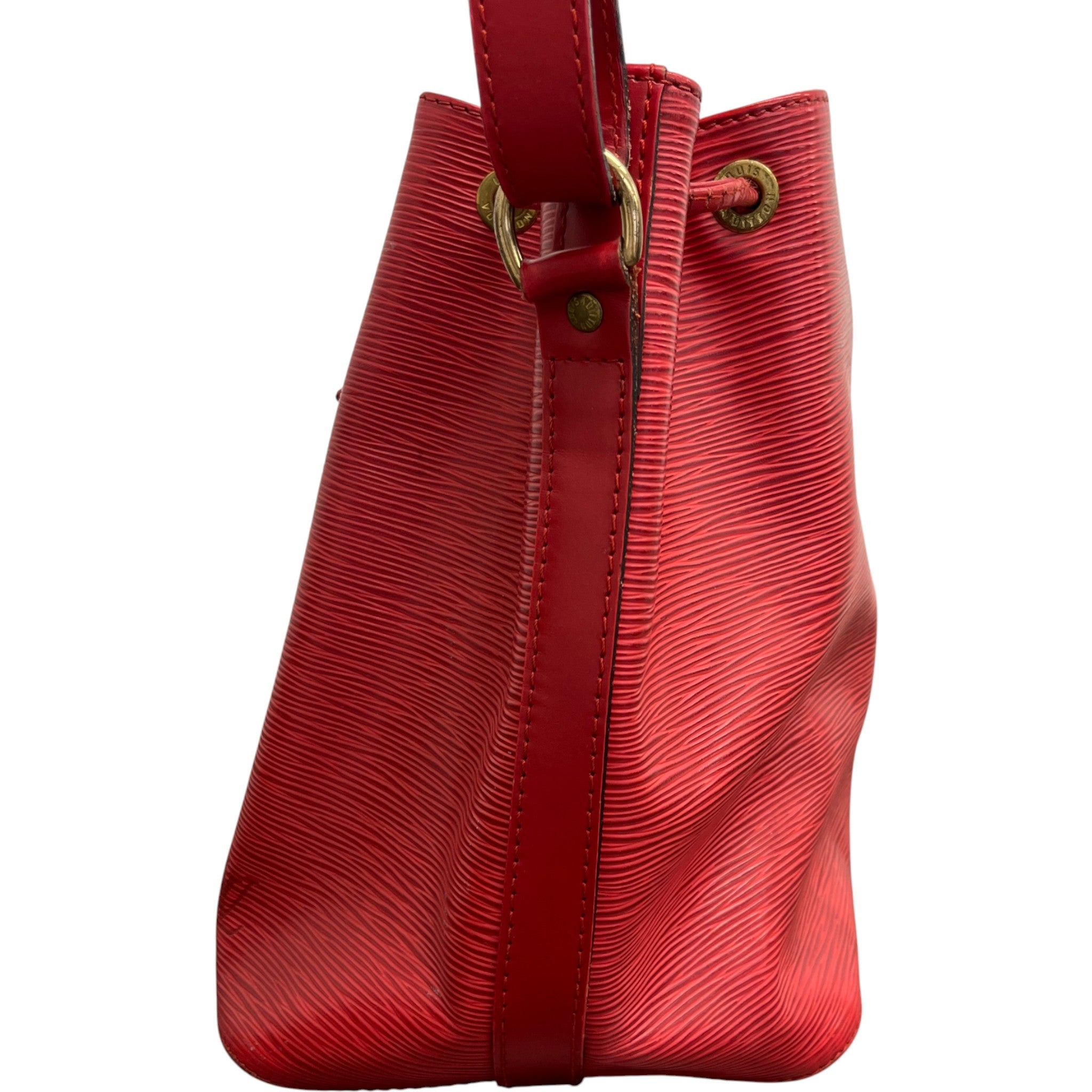 Women's Noe Epi Leather Bag Red