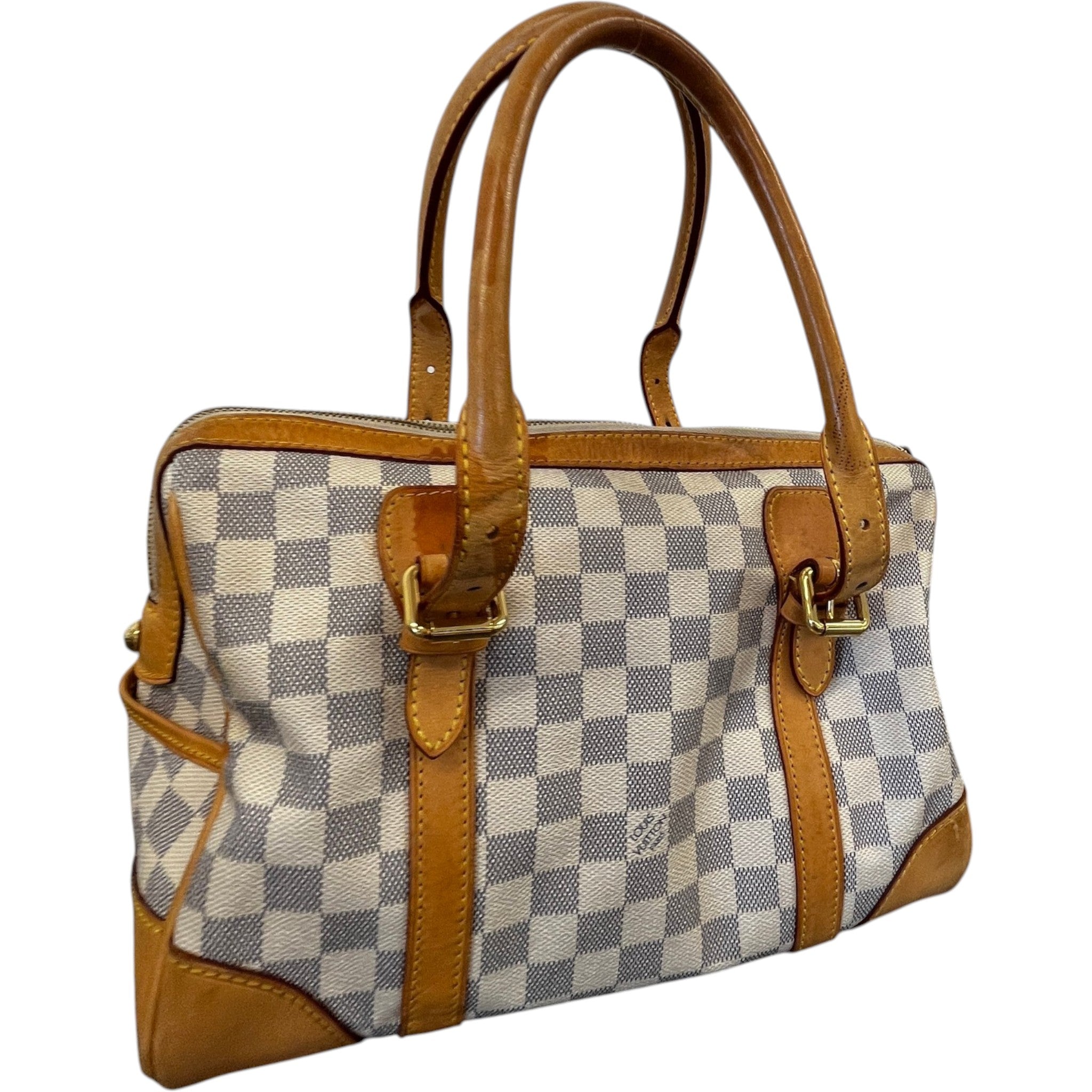 Women's Damier Azur Berkeley Bag Cream