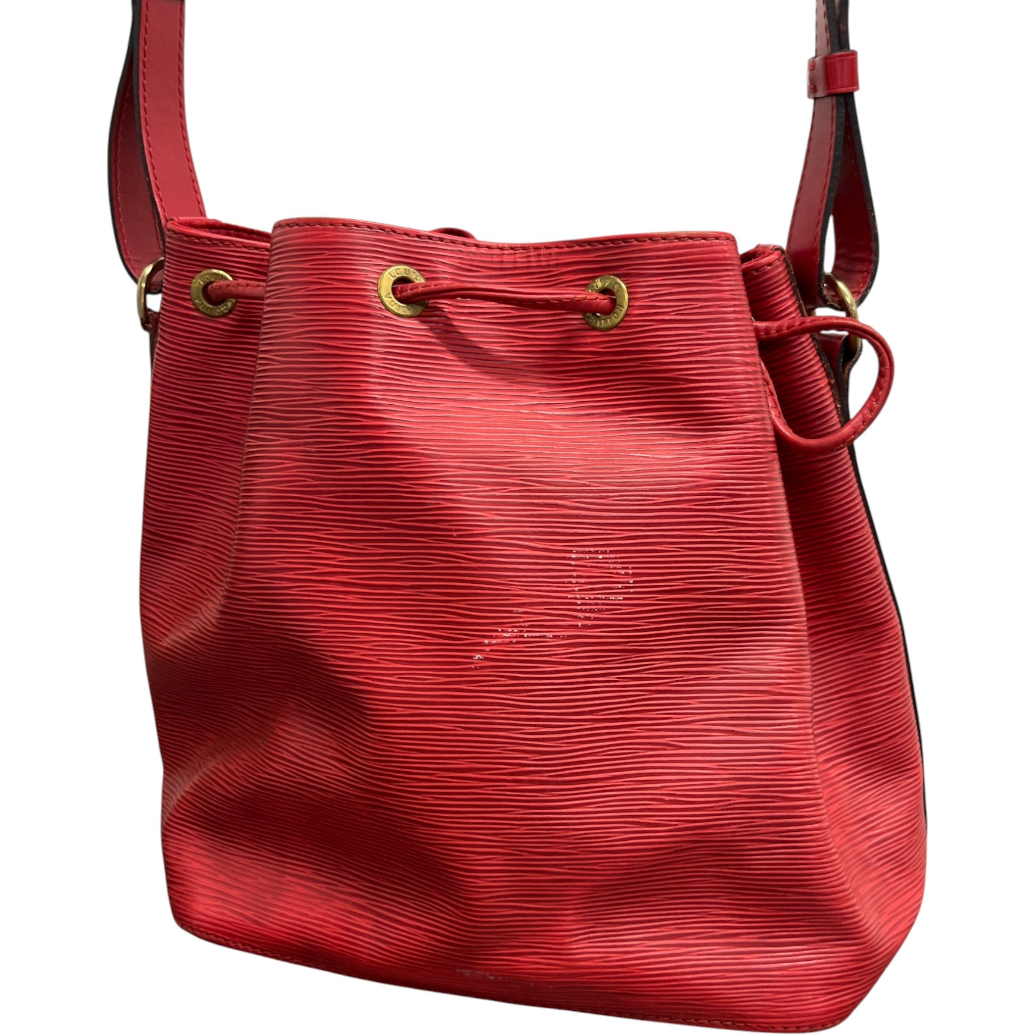 Women's Noe Epi Leather Bag Red