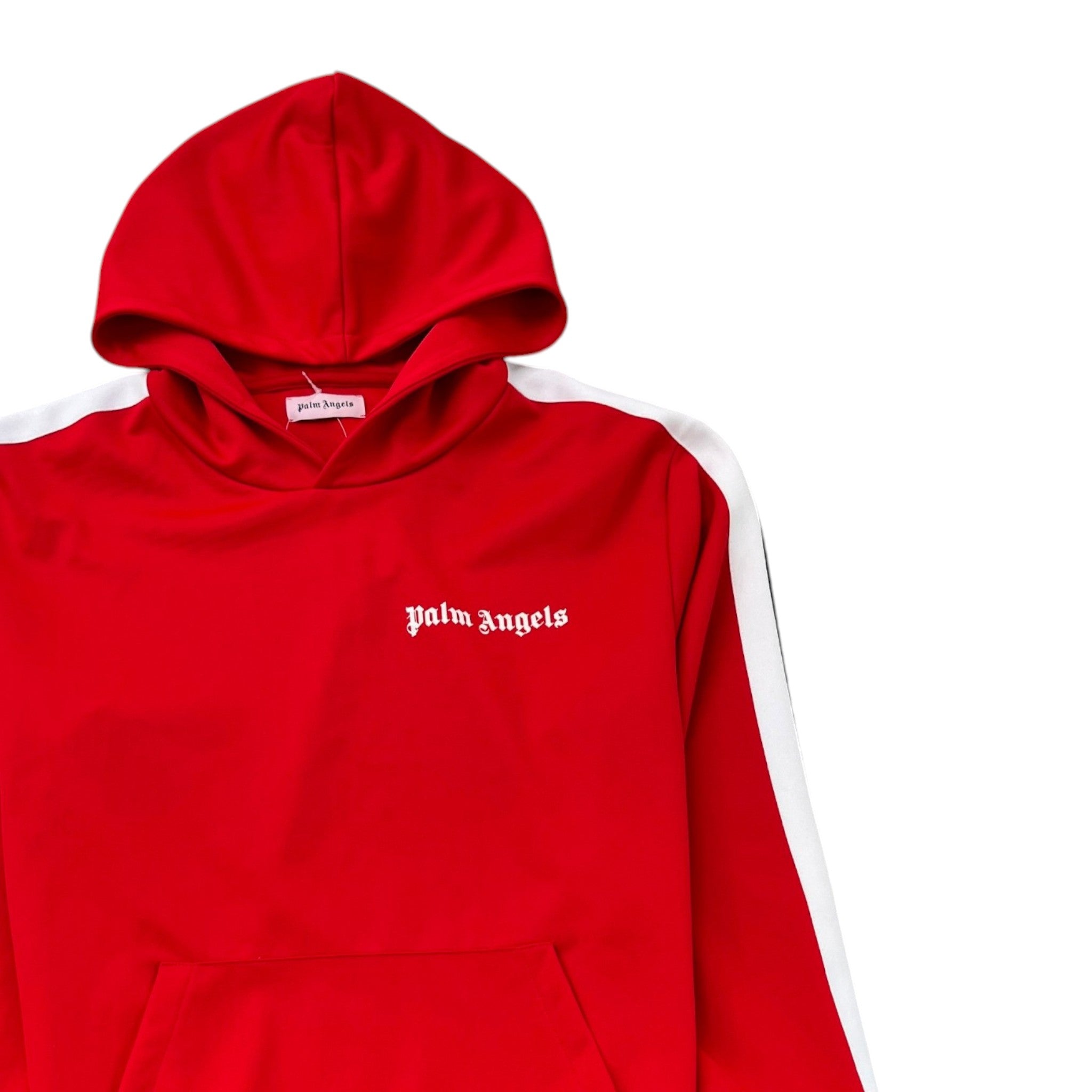 Men's Logo Print Hoodie Red Size S