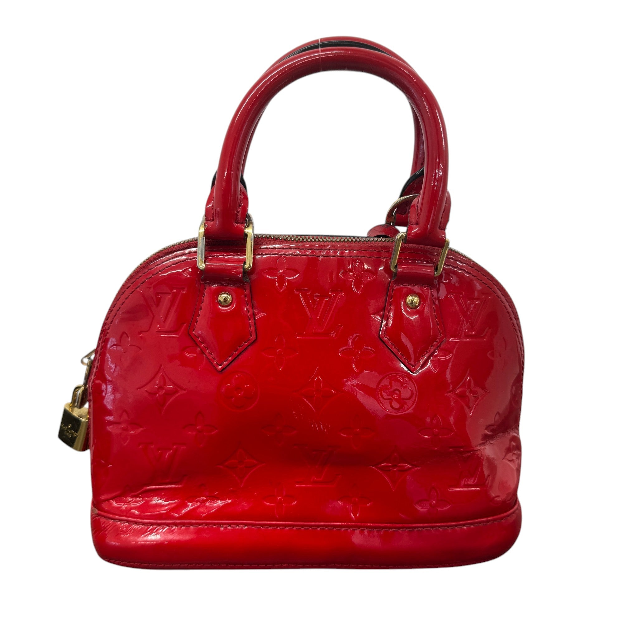 Women's Vernis Leather Alma Bb Bag Red