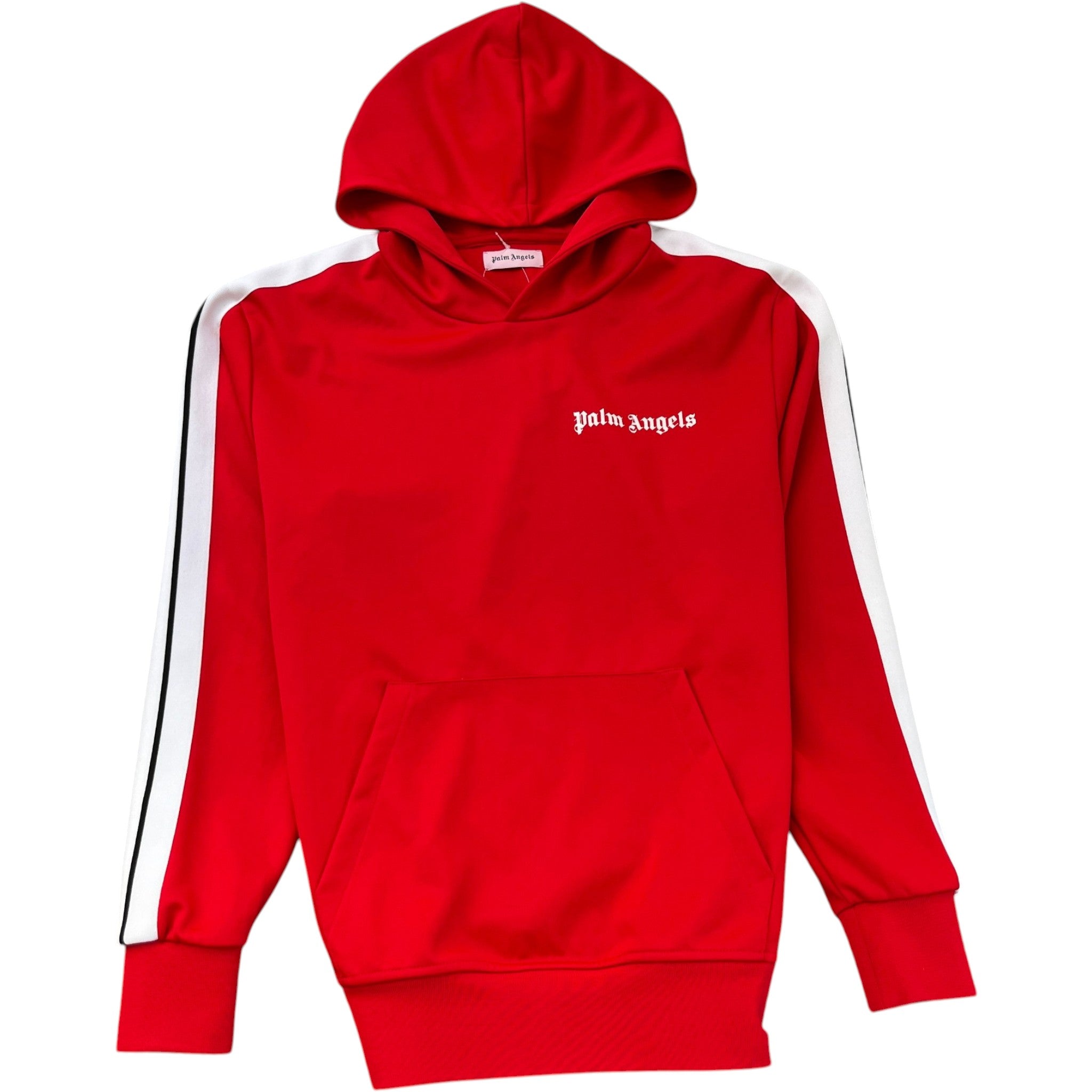 Men's Logo Print Hoodie Red Size S
