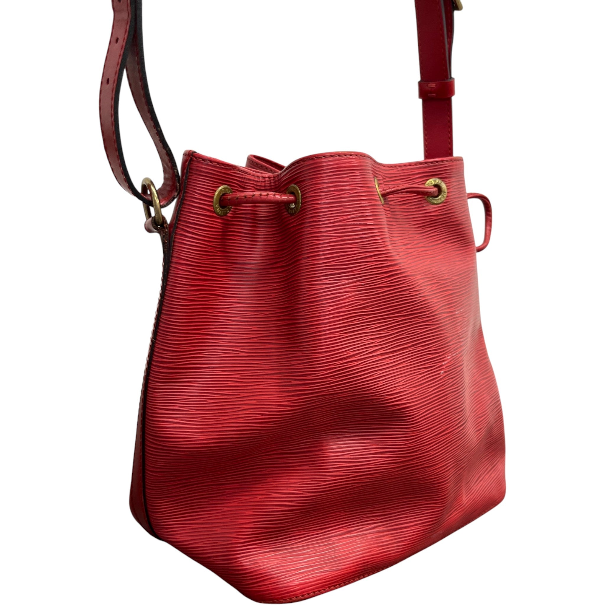 Women's Noe Epi Leather Bag Red