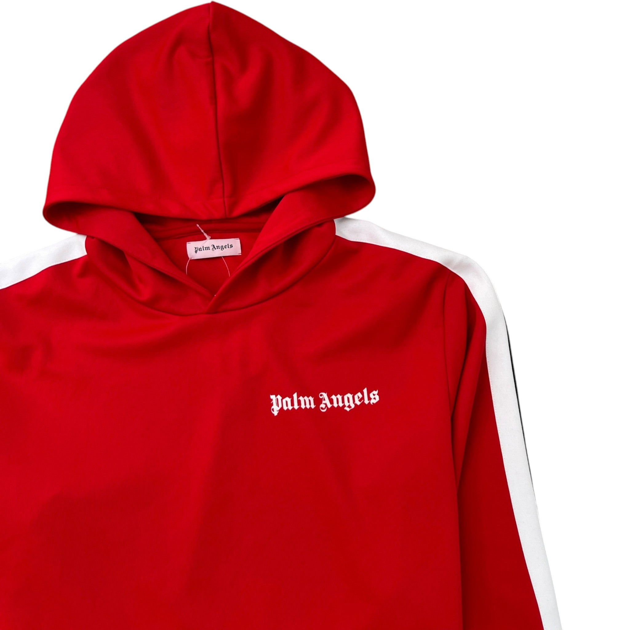 Men's Logo Print Hoodie Red Size S