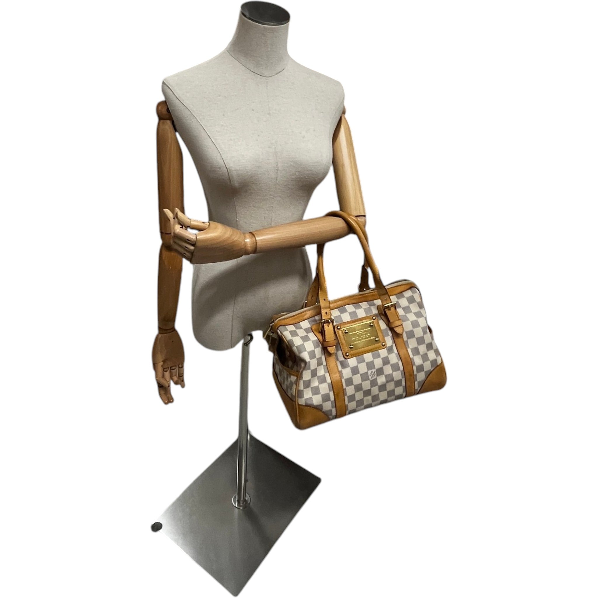 Women's Damier Azur Berkeley Bag Cream