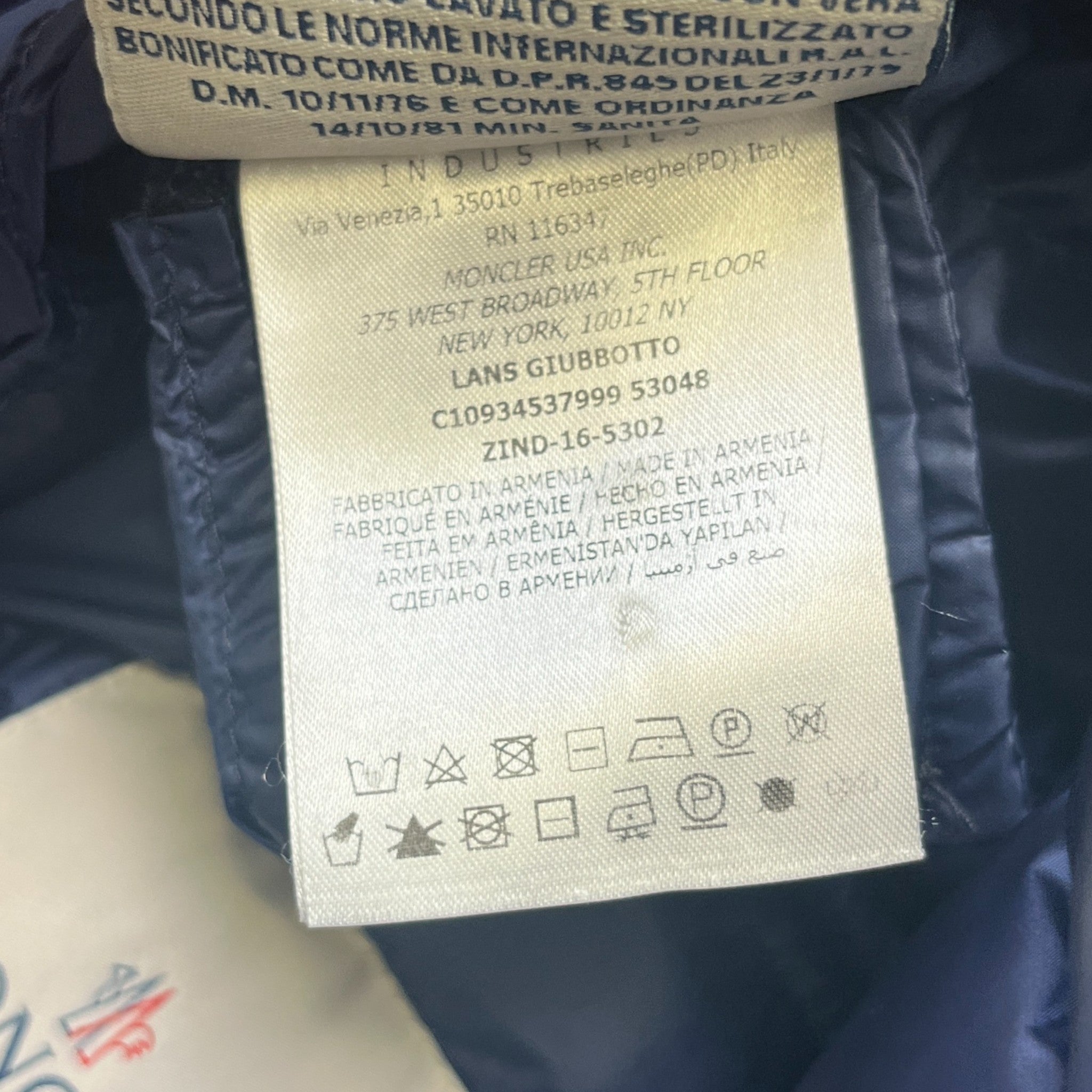 Women's Lans Jacket Navy Size 4 / UK 16