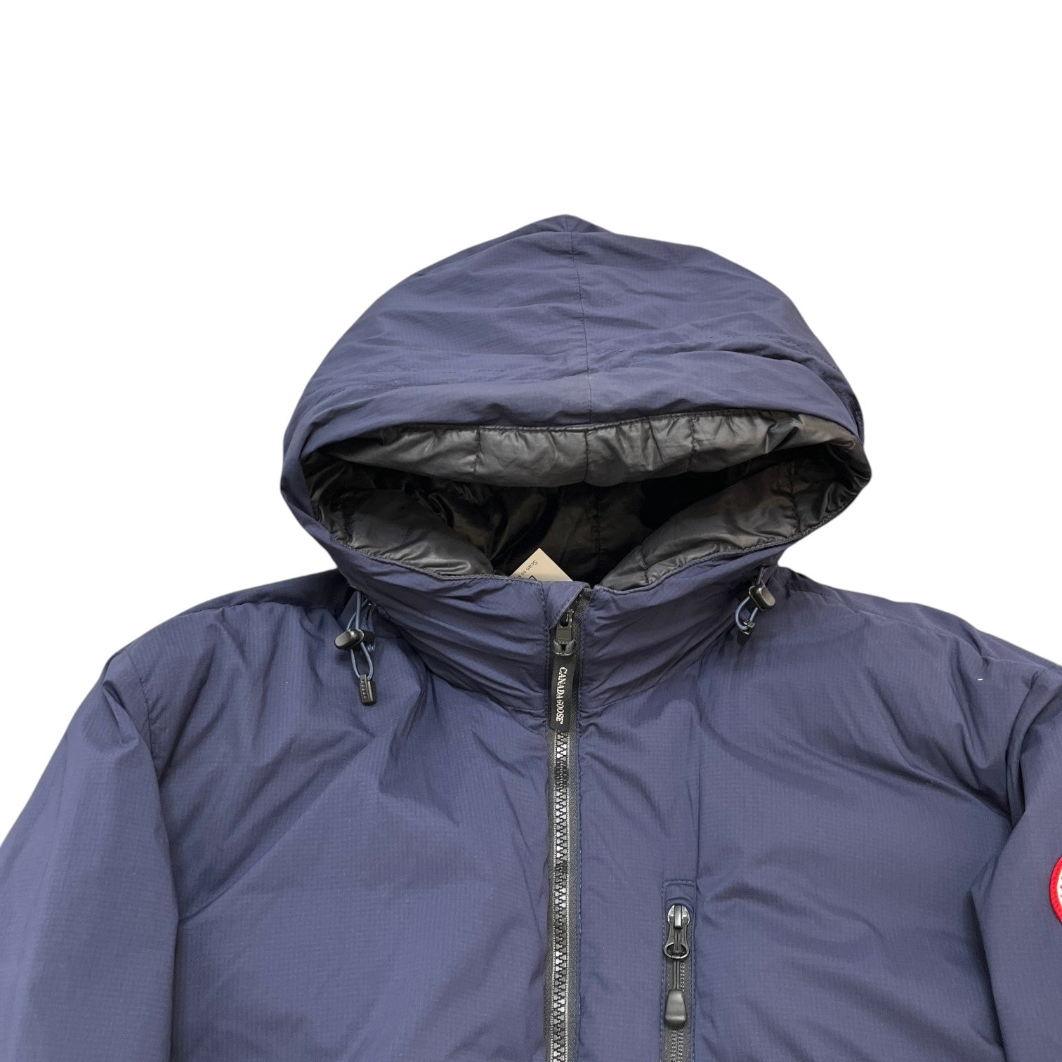 Men's Lodge Hoody Down Jacket Navy Size XXL