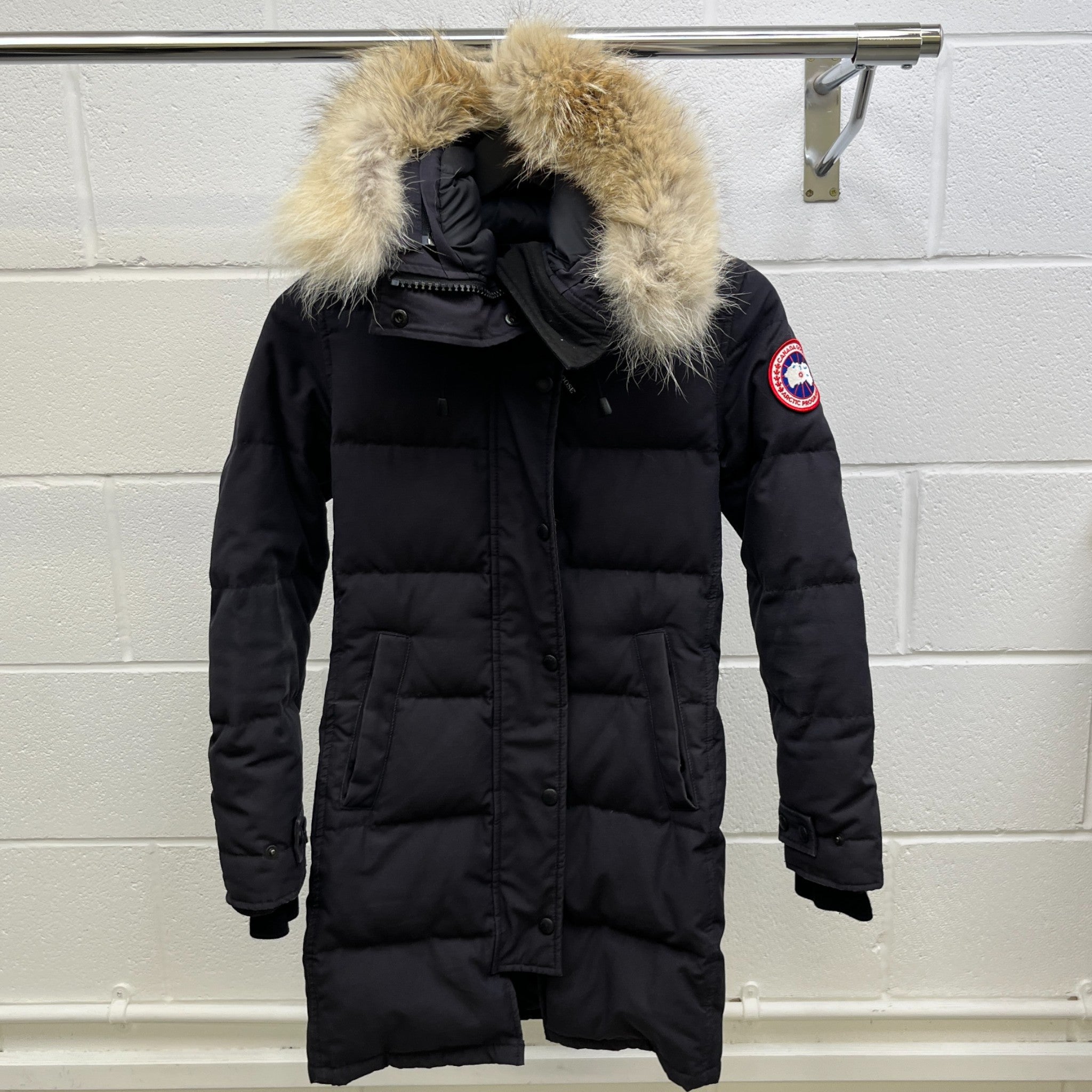 Women's Shelburne Parka Down Jacket Navy Size XS