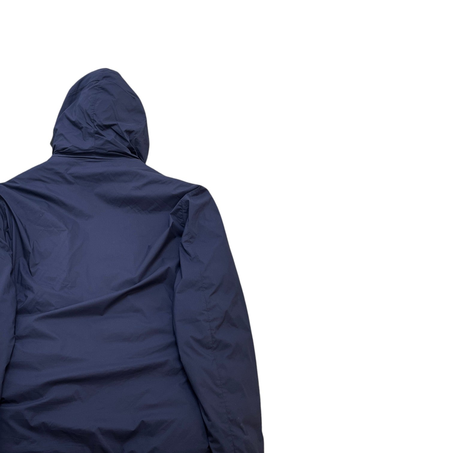 Men's Lodge Hoody Down Jacket Navy Size XXL
