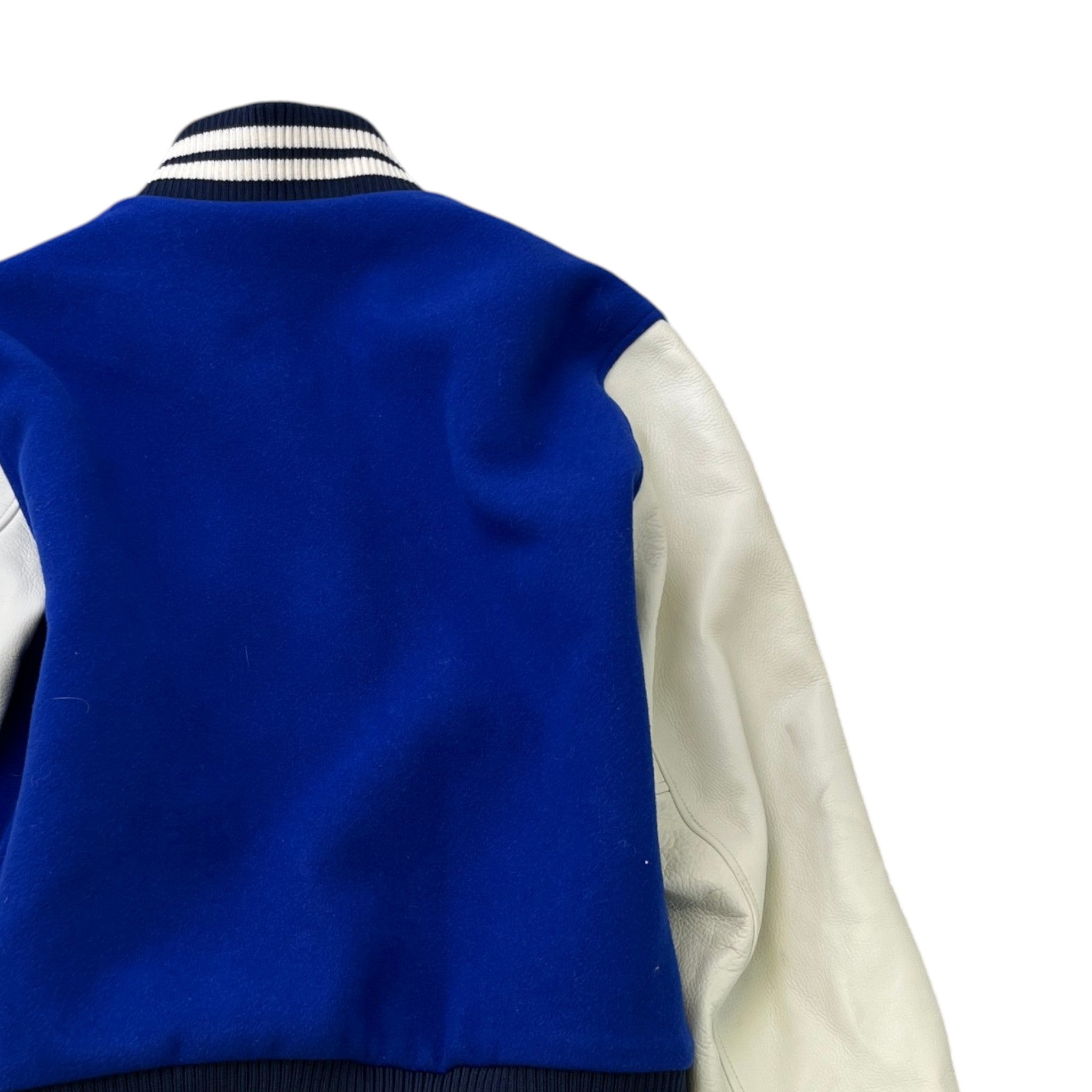 Men's Applique Logo Varsity Jacket Blue Size IT 46 / S