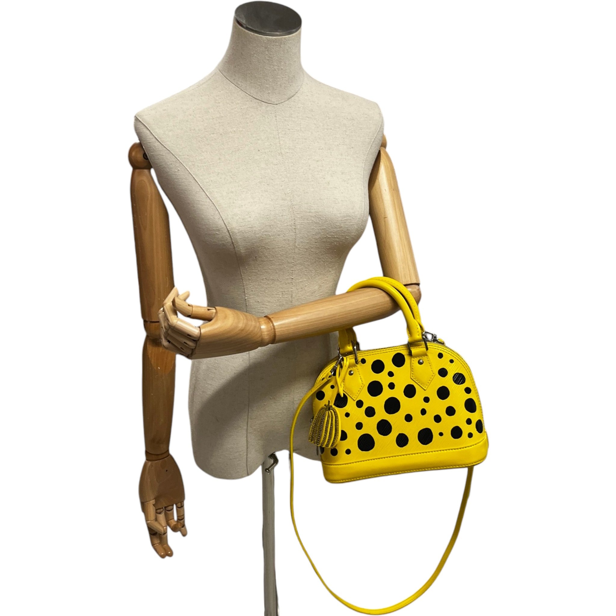 Women's X Yayoi Kusama Bb Alma Handbag Yellow