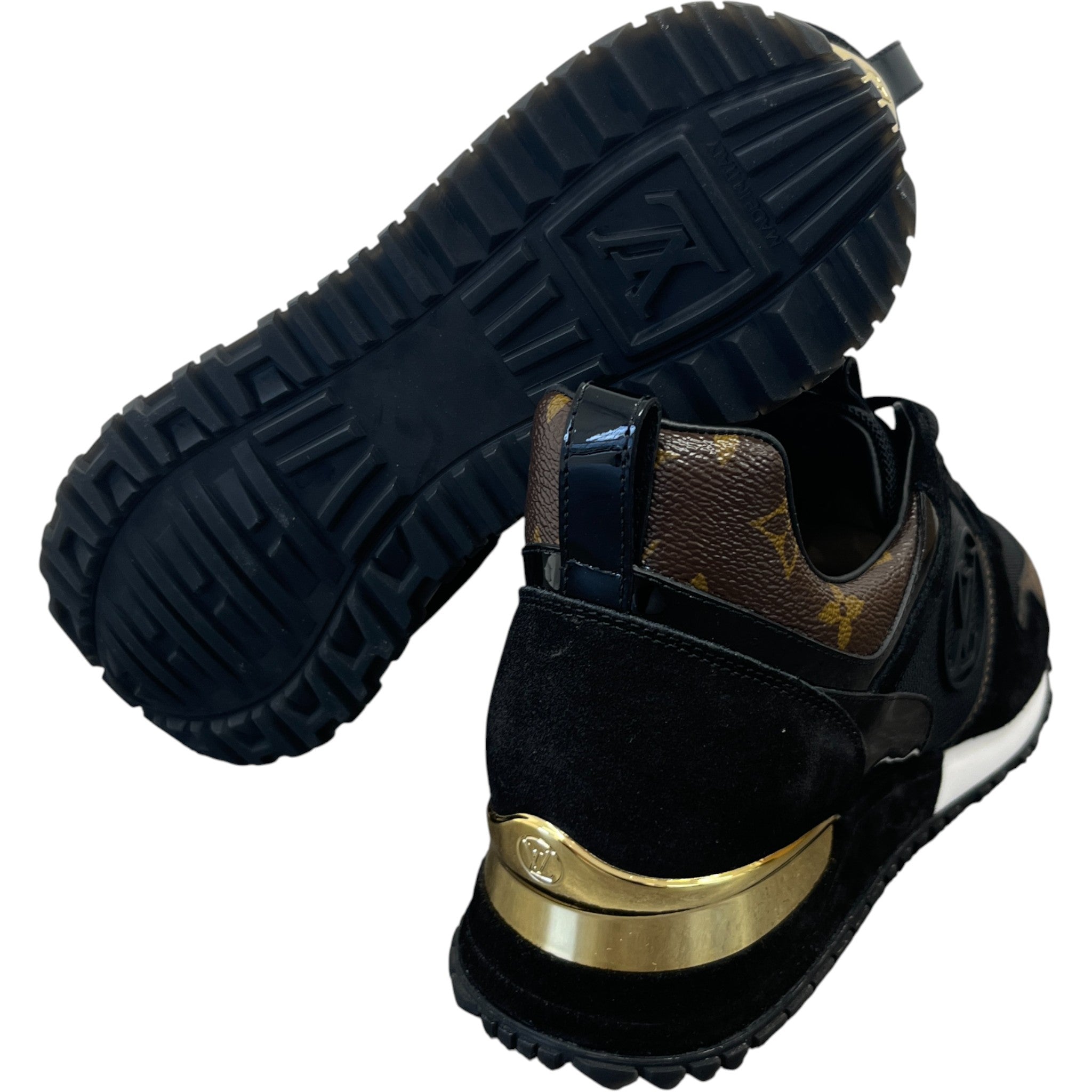 Men's Run Away Low Trainers Black Size EU 41 / UK 7