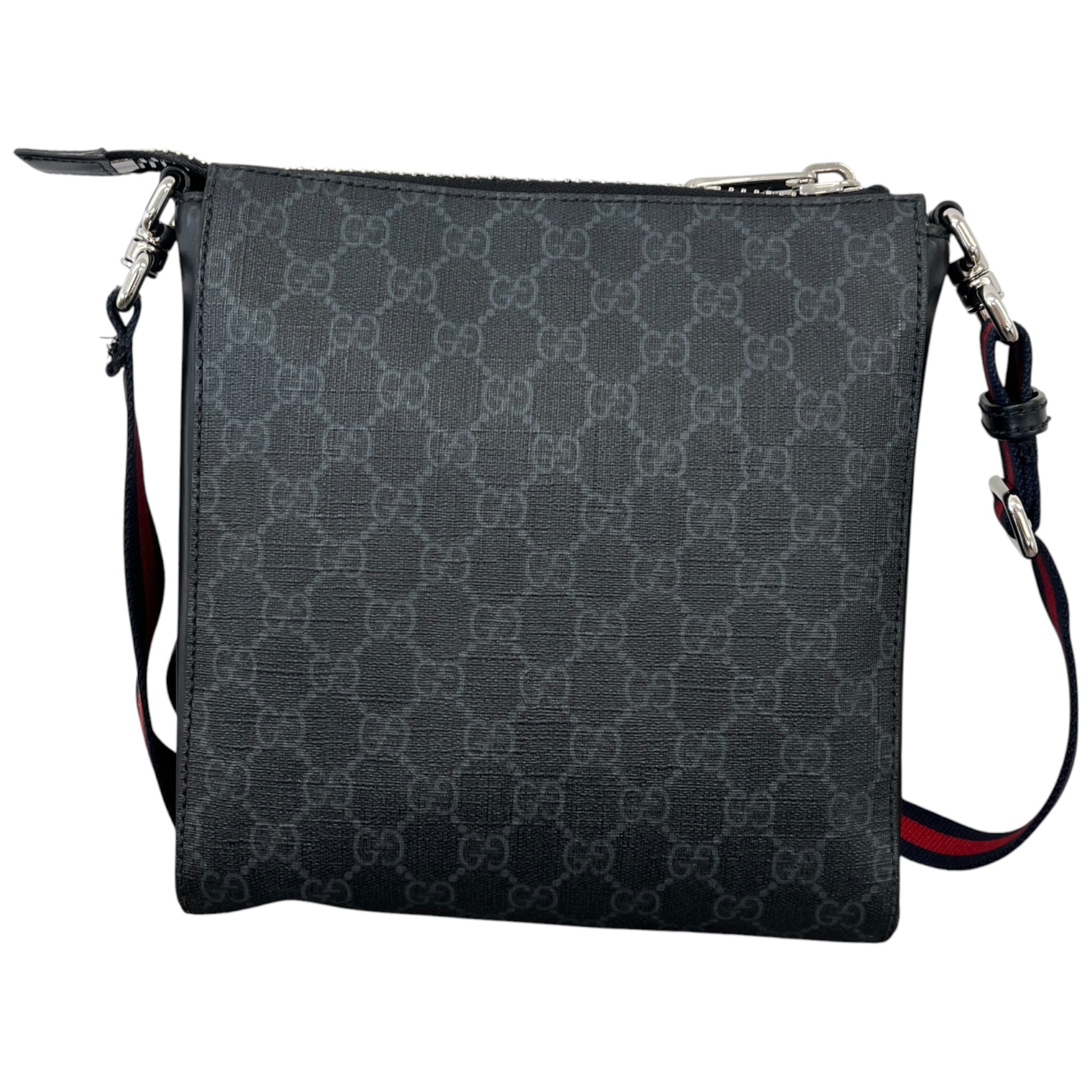 Men's Gg Supreme Messenger Bag Black