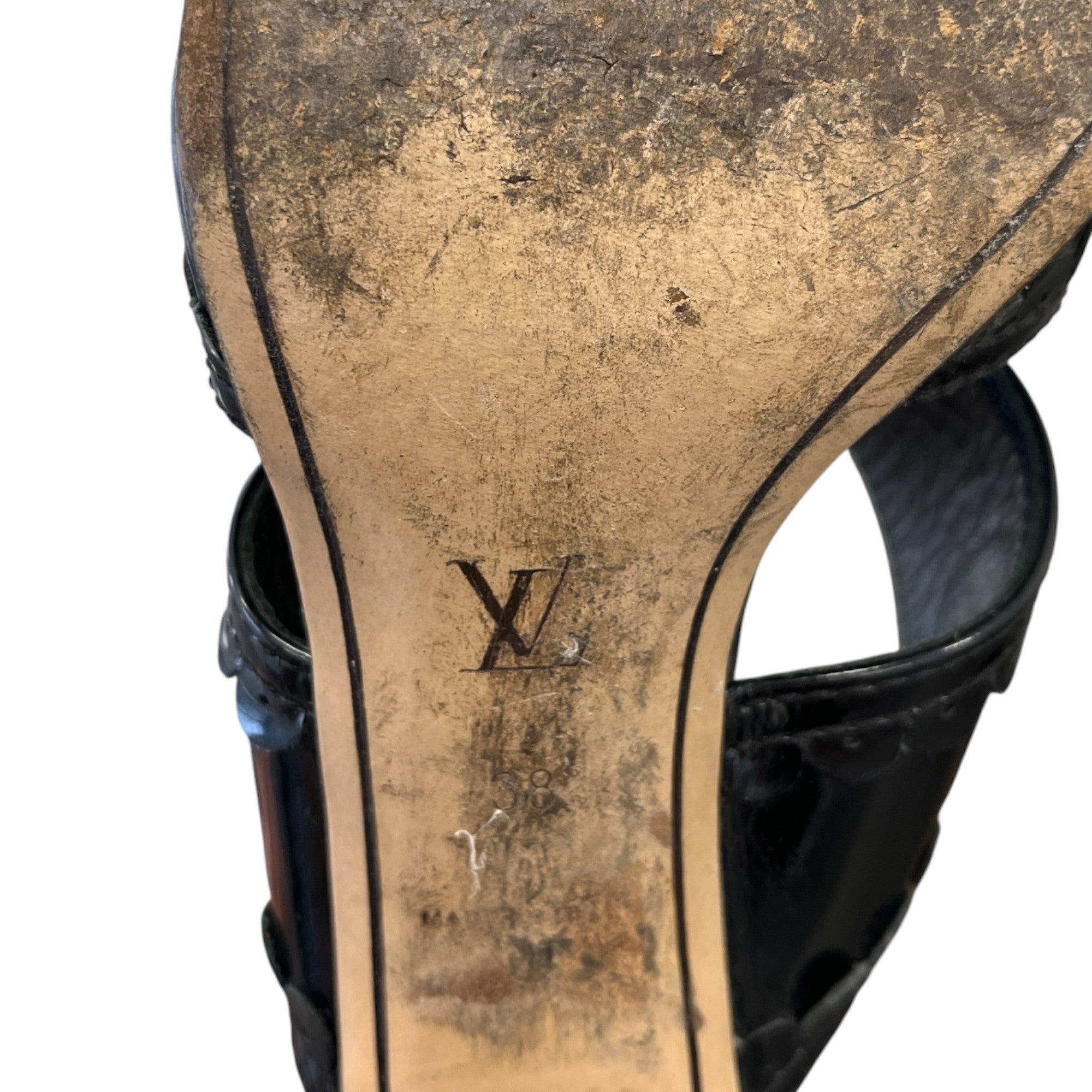 Women's Flower Logo Heels Black Size EU 38 / UK 5