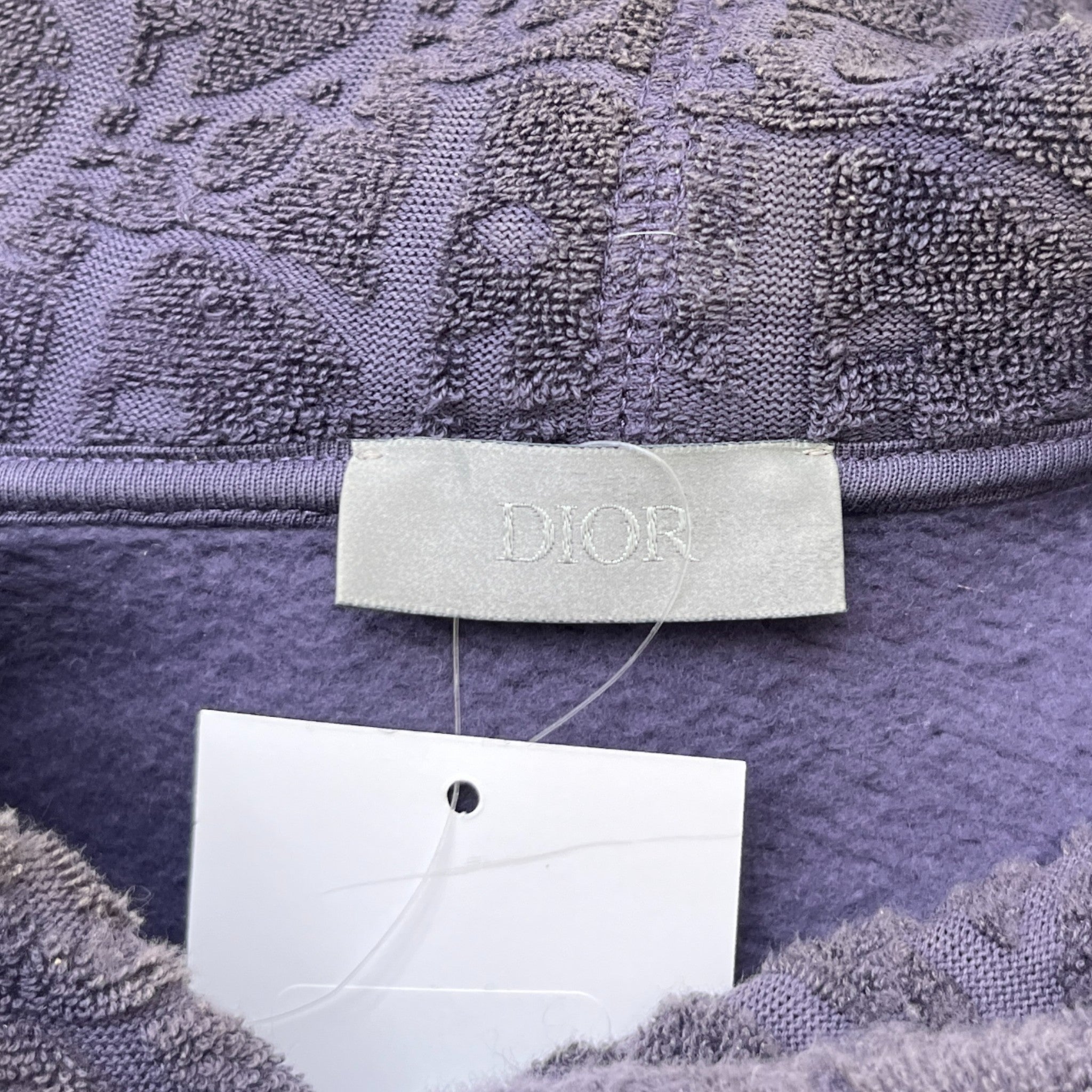 Men's Oblique Hoodie Navy Size M