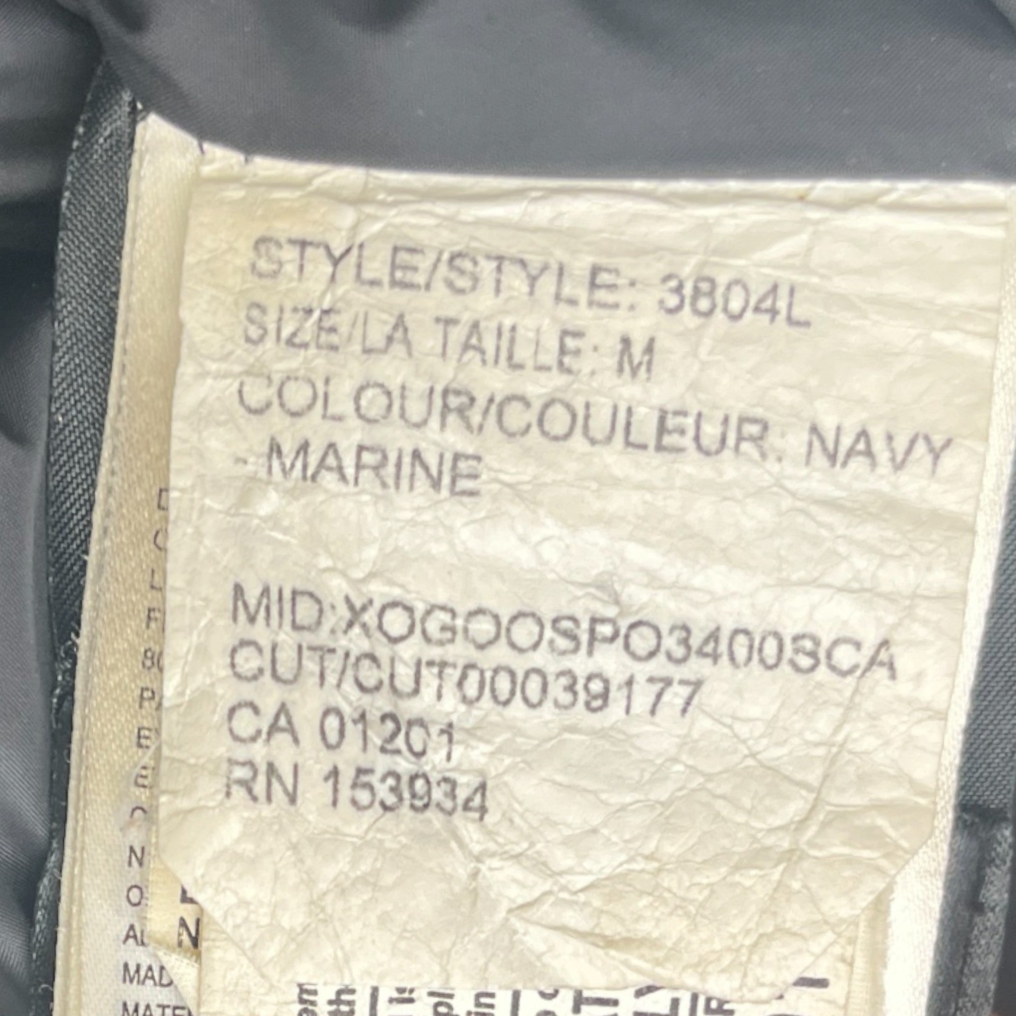 Women's Chelsea Down Jacket Navy Size M