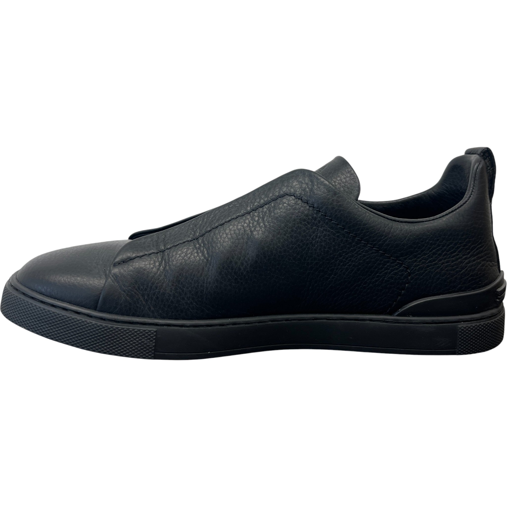 Men's Triple Stitch Low Trainers Black Size EU 44 / UK 10