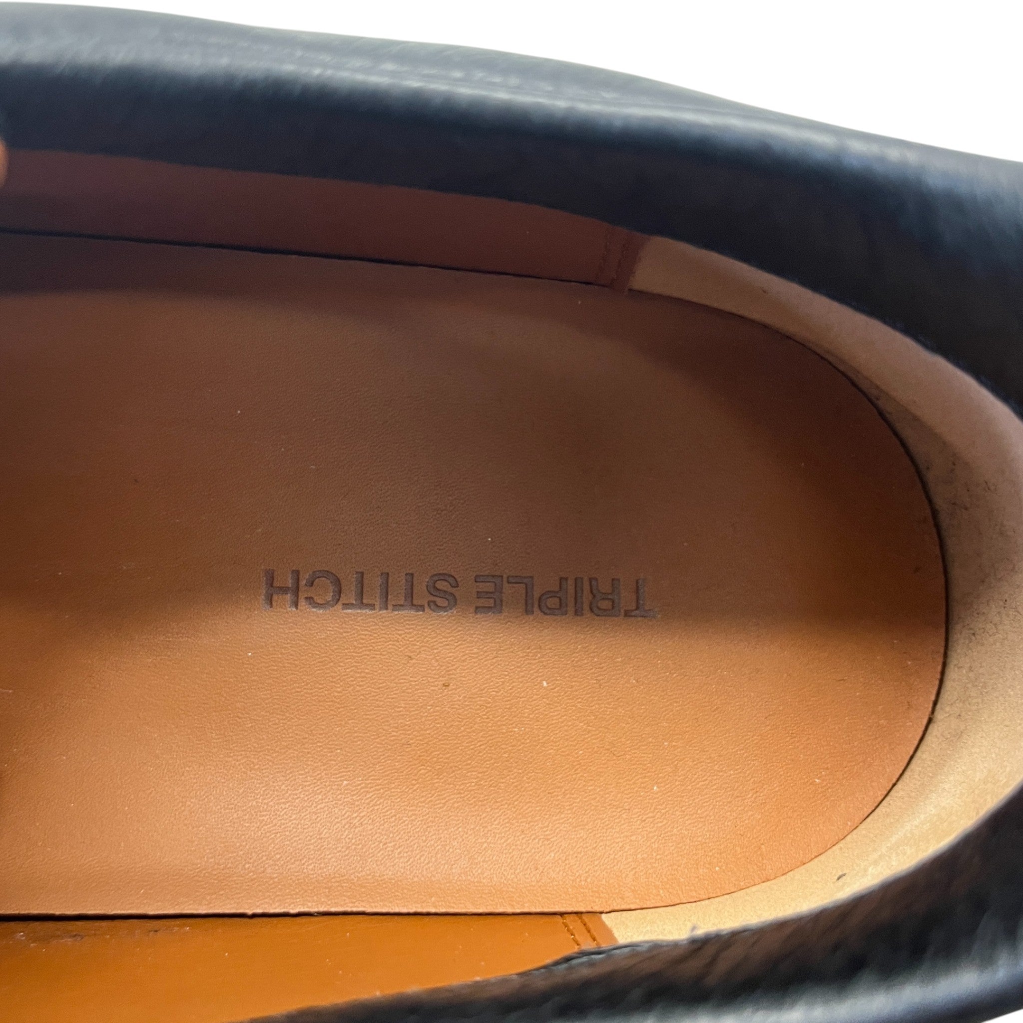 Men's Triple Stitch Low Trainers Black Size EU 44 / UK 10