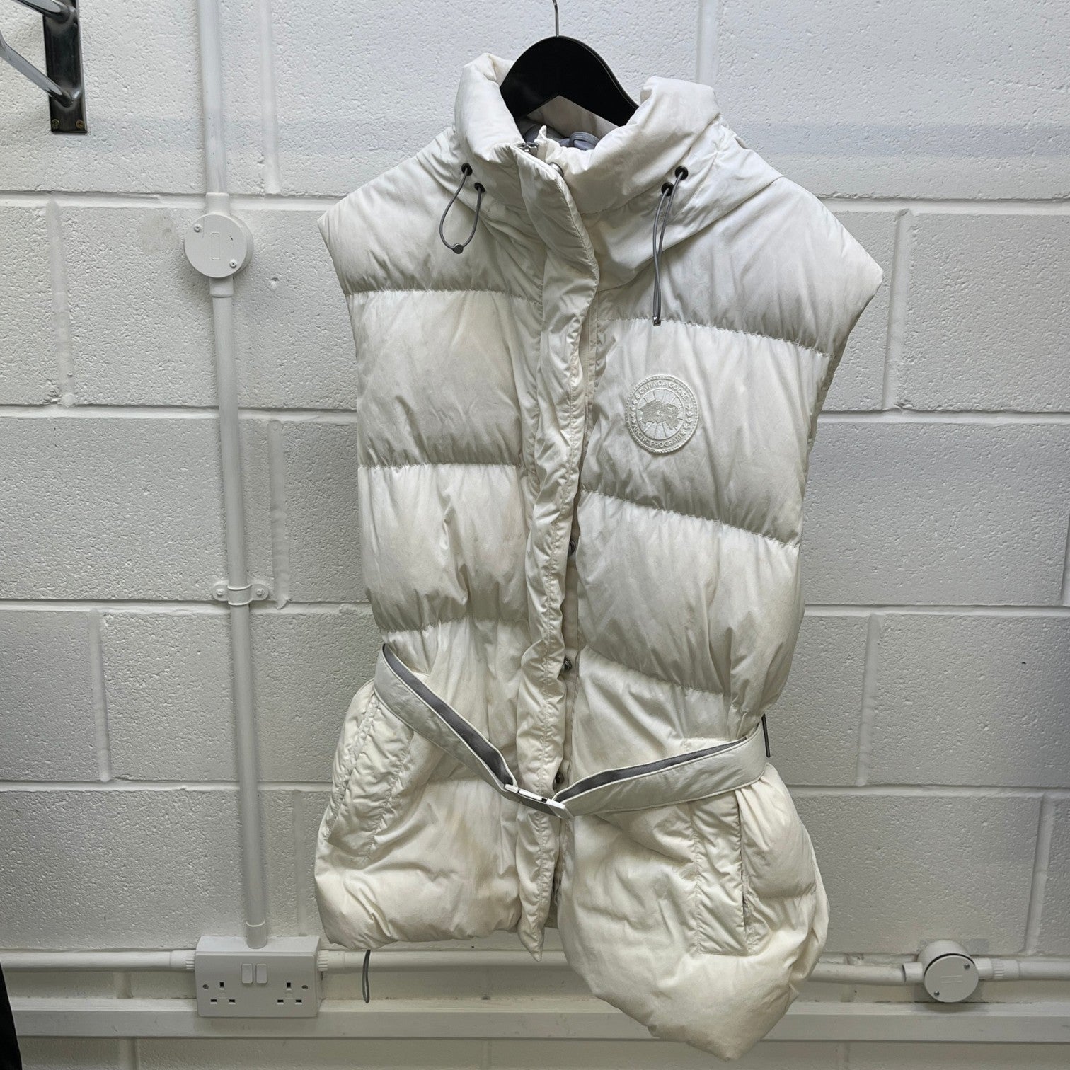Women's Rayla Hooded Gilet White Size L