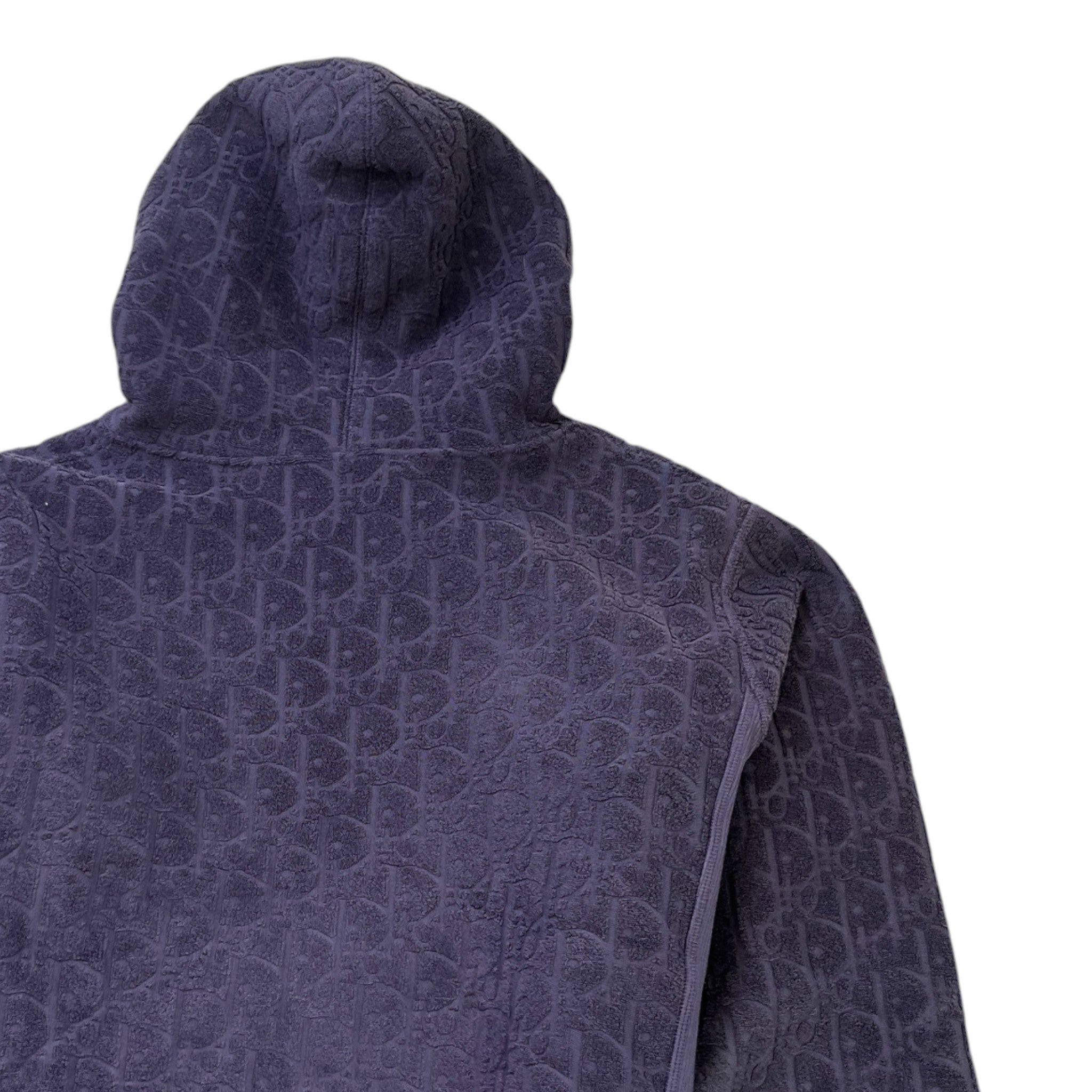 Men's Oblique Hoodie Navy Size M