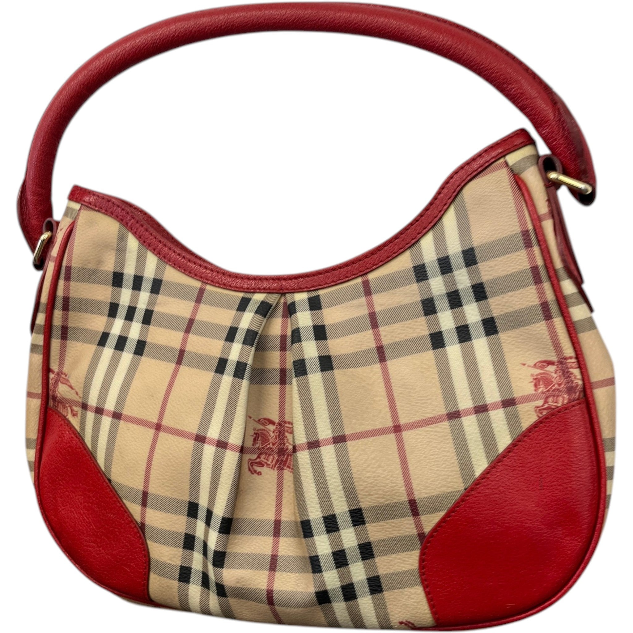 Women's Haymarket Check Hernville Hobo Bag Beige