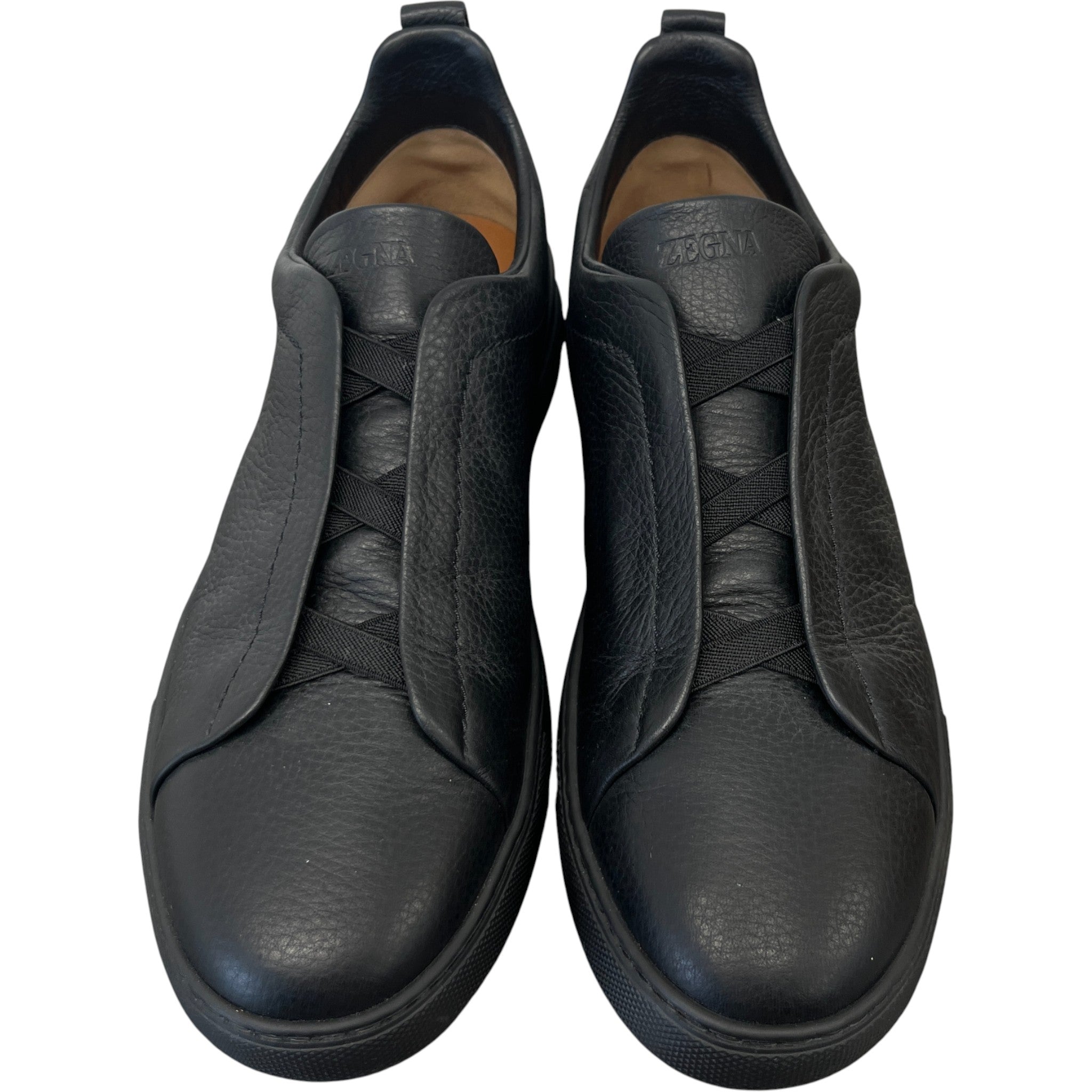 Men's Triple Stitch Low Trainers Black Size EU 44 / UK 10