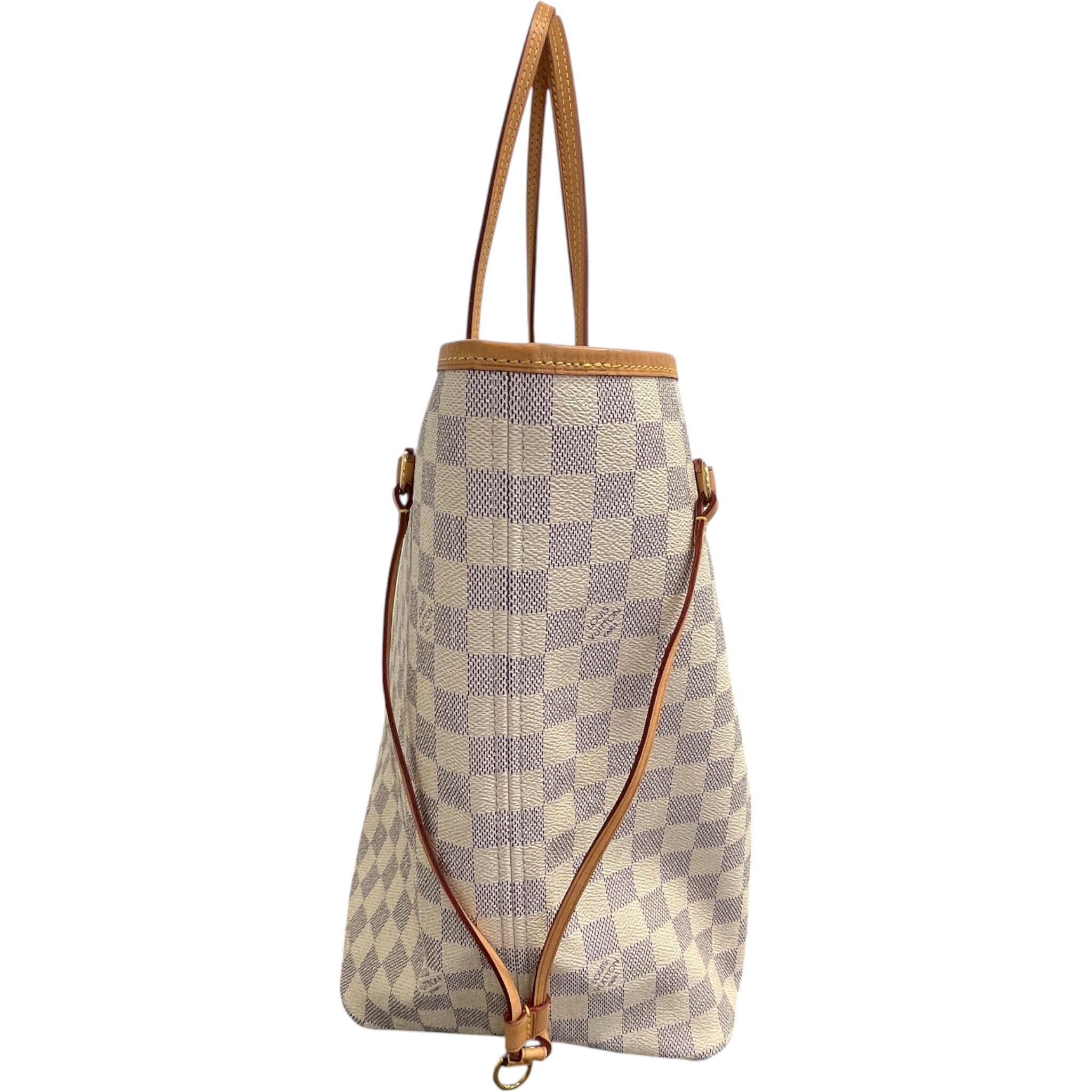 Women's Damier Azur Neverfull Gm Bag White