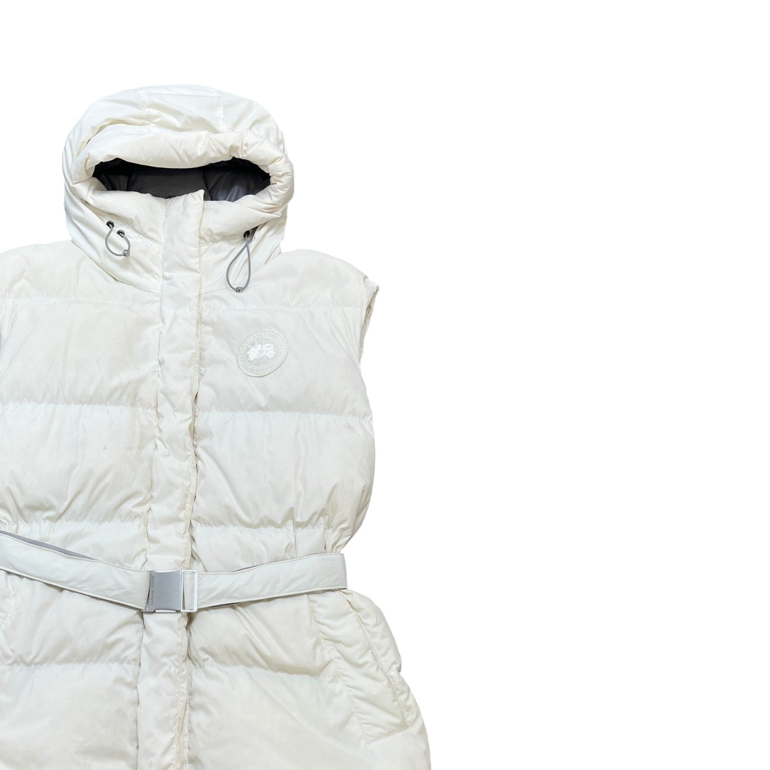 Women's Rayla Hooded Gilet White Size L
