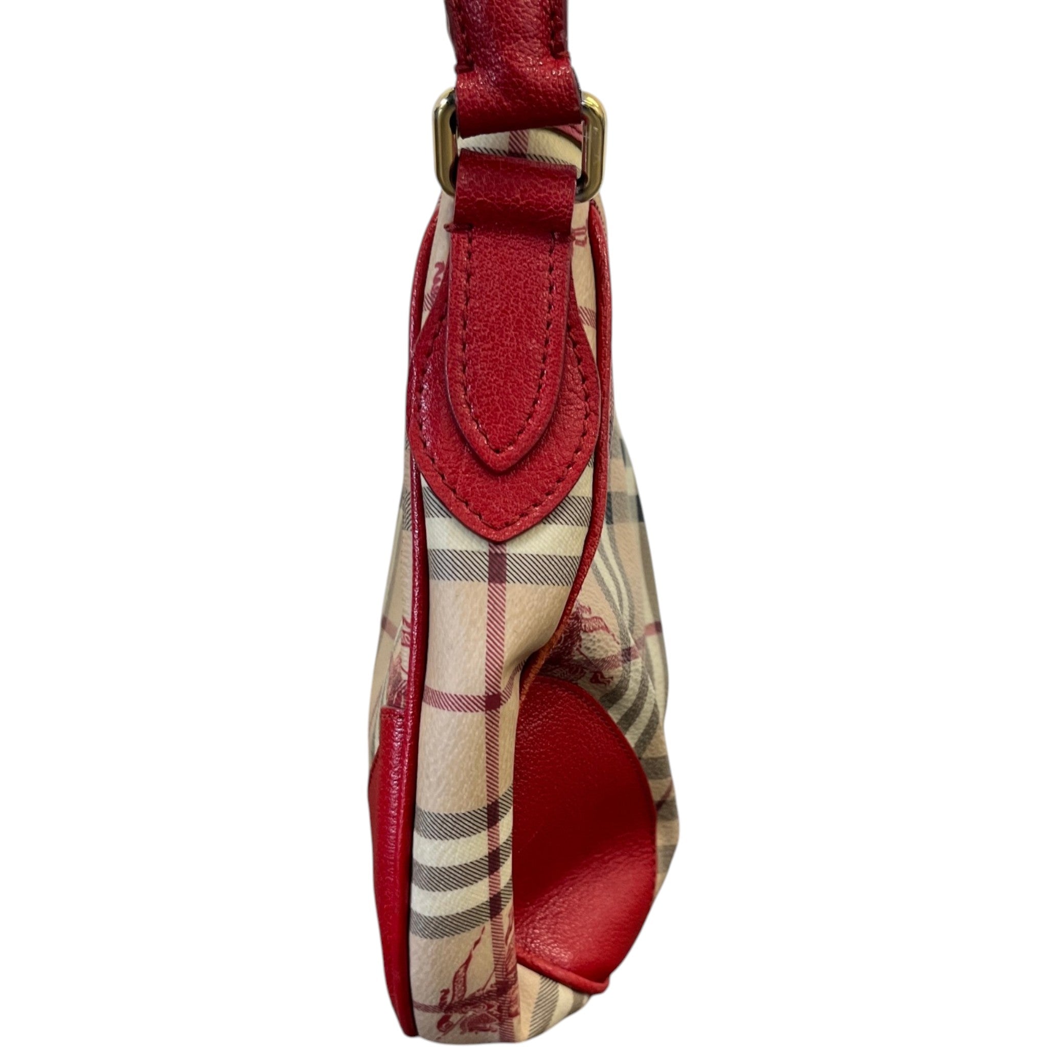 Women's Haymarket Check Hernville Hobo Bag Beige
