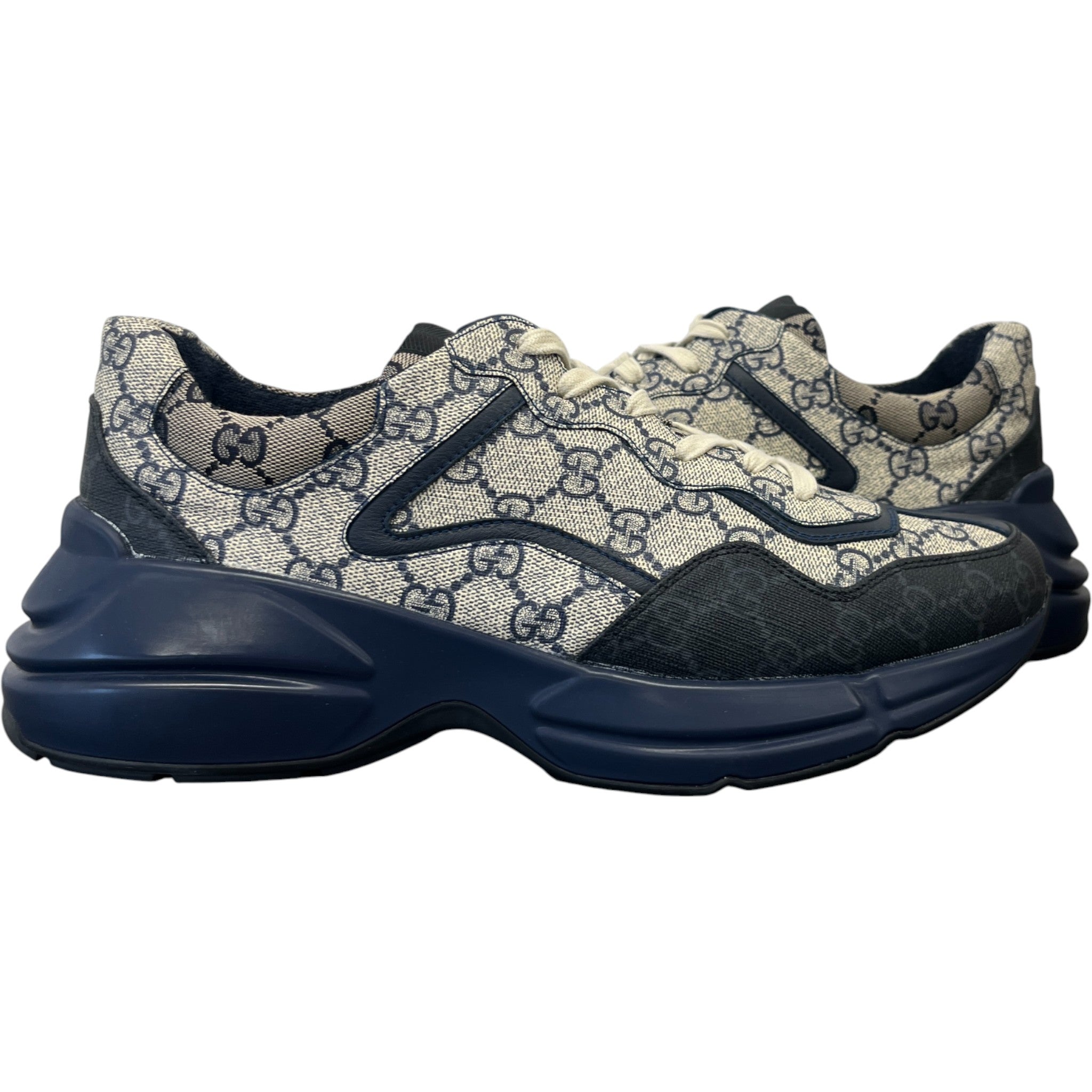 Men's Rhyton Low Trainers Blue Size EU 43 / UK 9