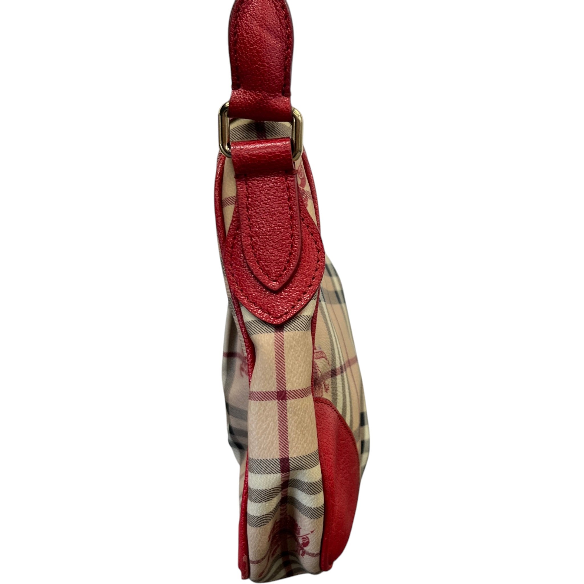 Women's Haymarket Check Hernville Hobo Bag Beige