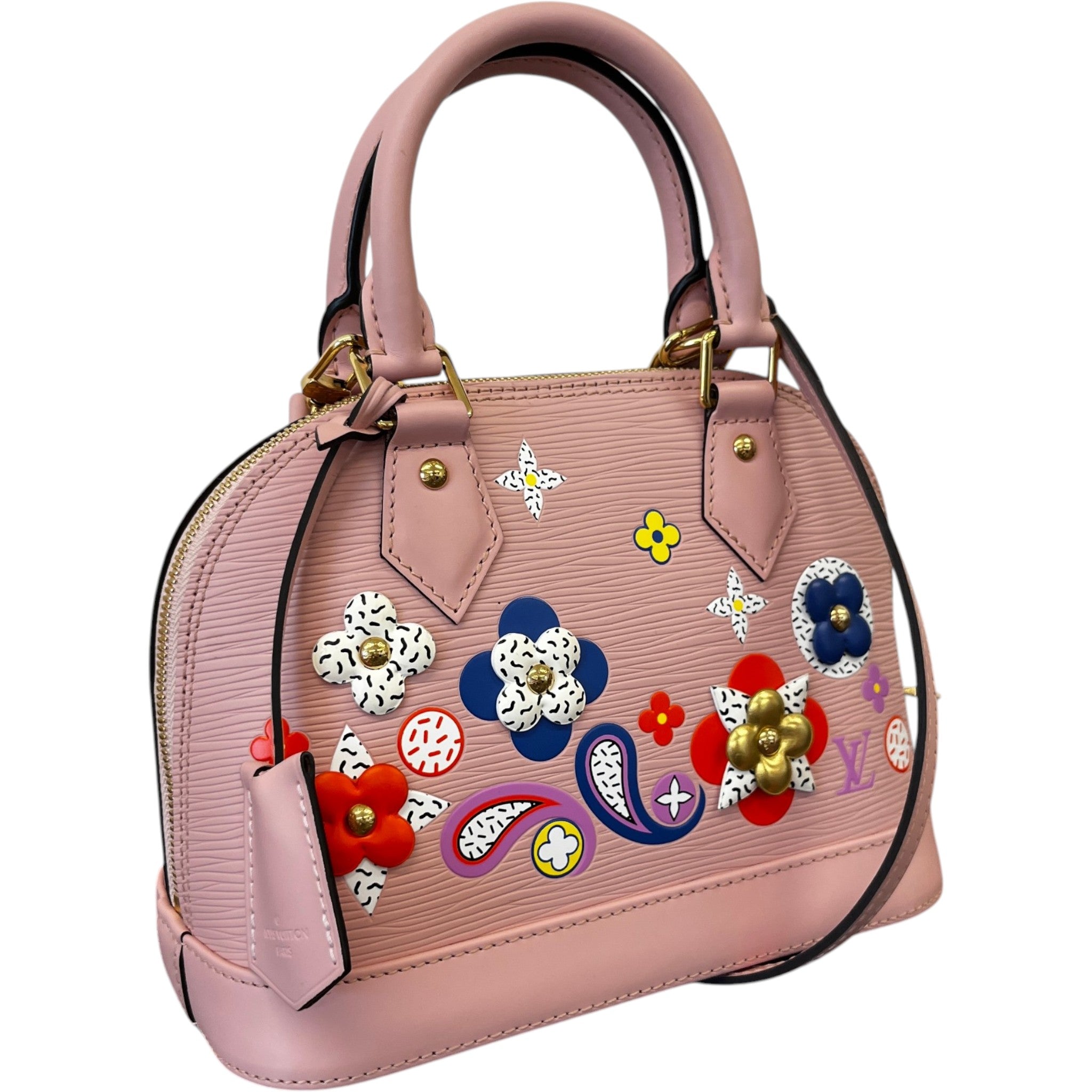 Women's Epi Alma Bb Blooming Flowers Bag Pink