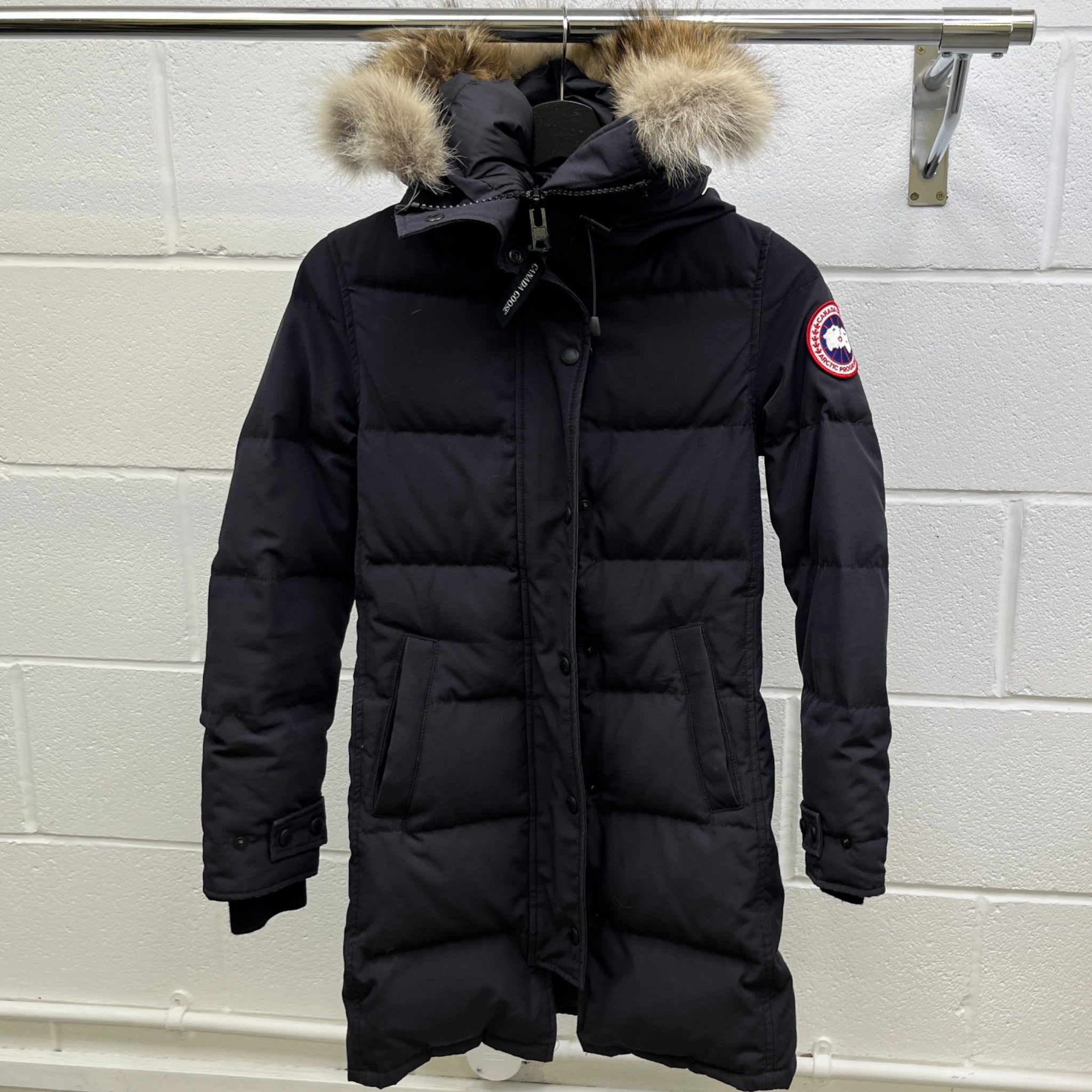 Women's Shelburne Parka Down Jacket Navy Size XS