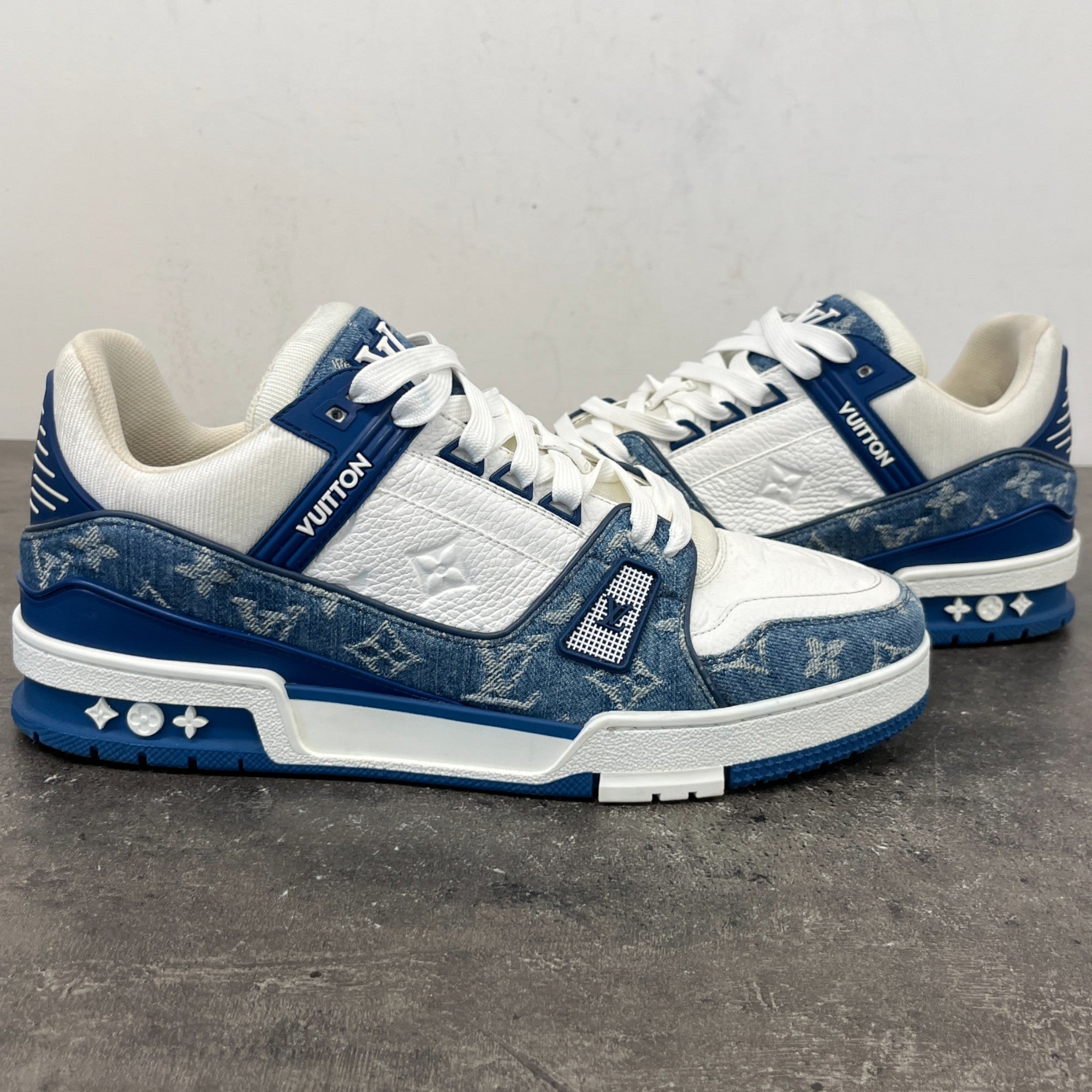 Men's Lv Low Trainers Blue Size EU 43.5 / UK 9.5