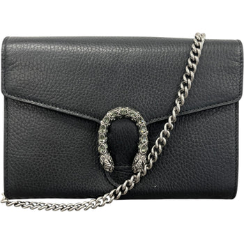 Women's Dionysus Wallet On Chain Handbag Black