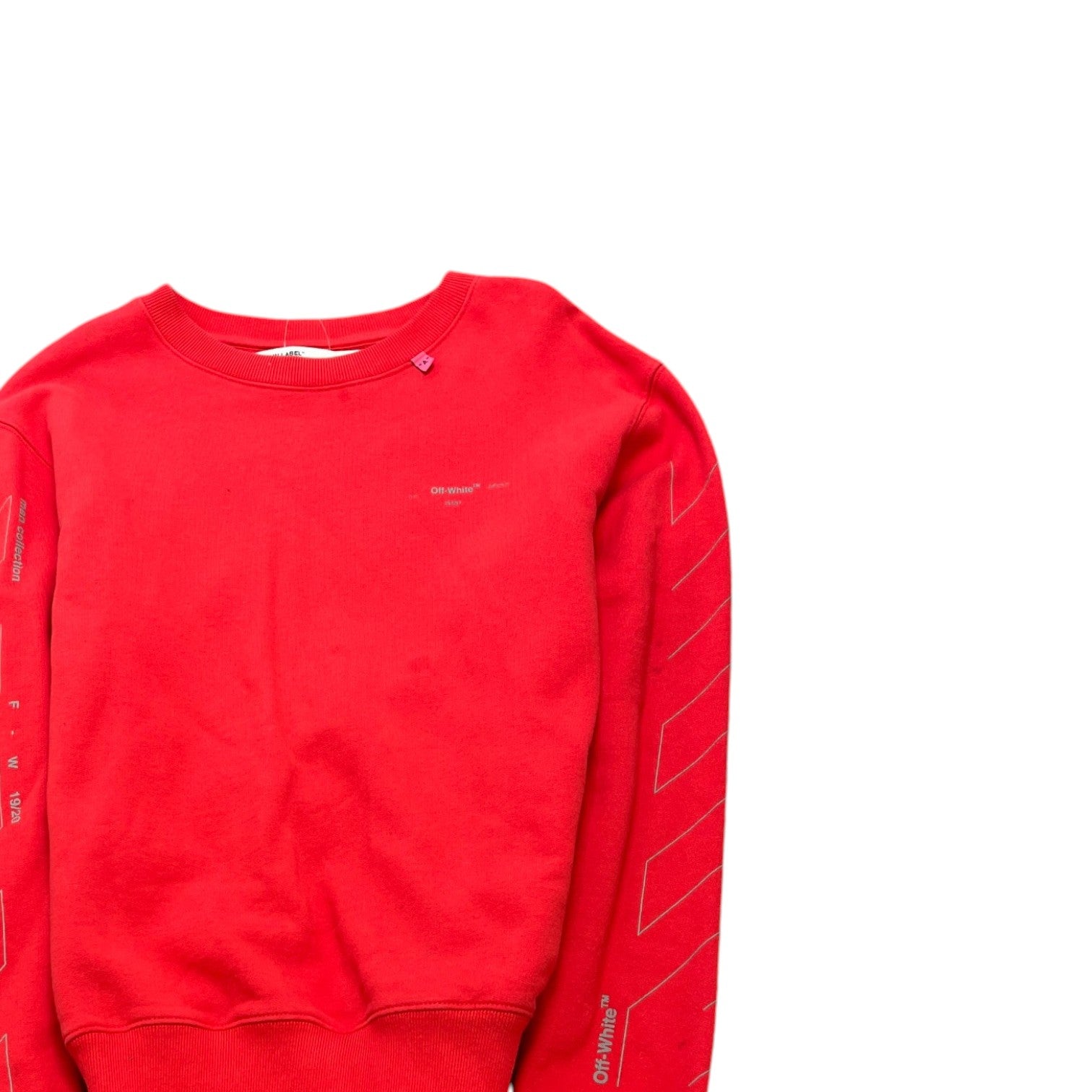 Men's Arrow Logo Sweatshirt Red Size S