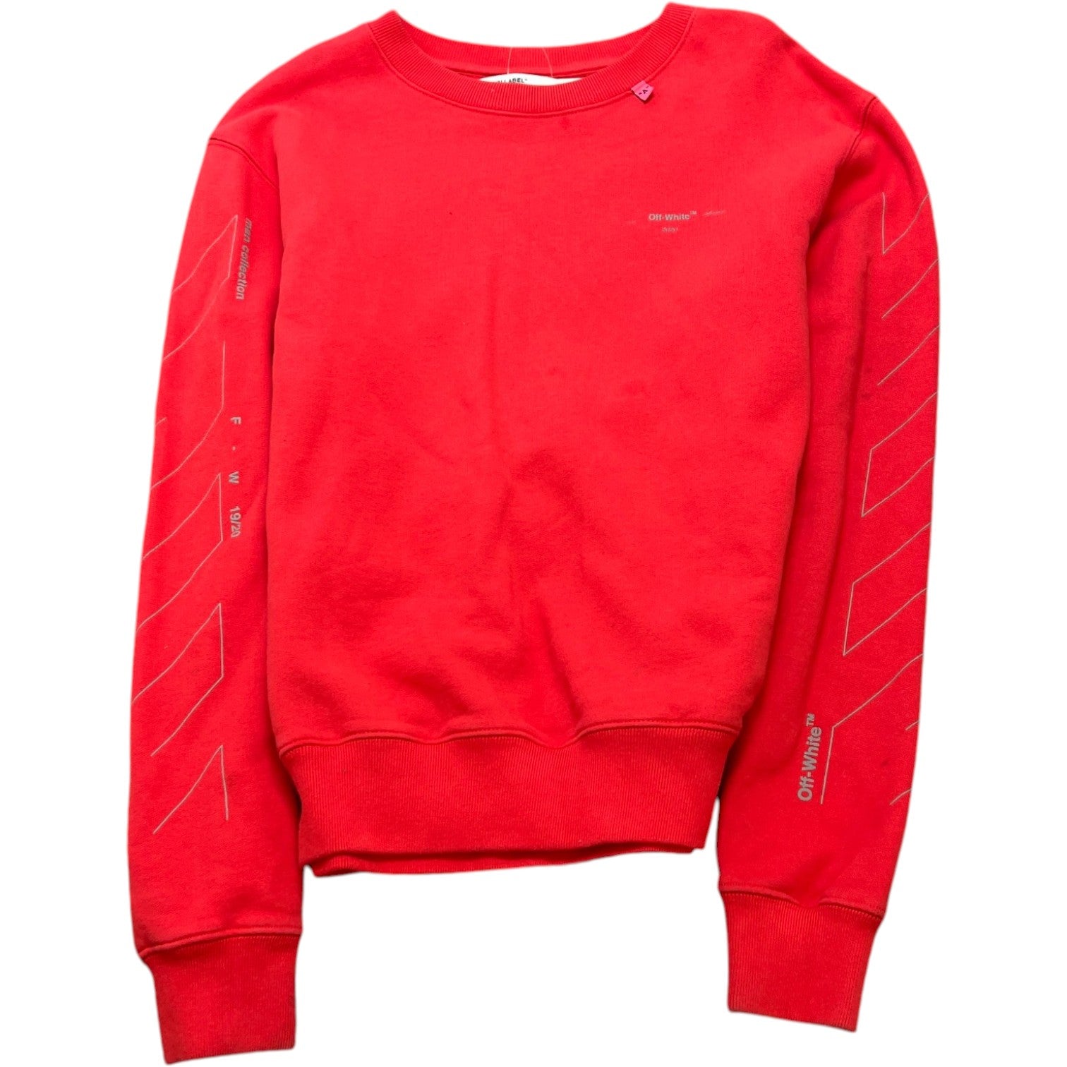 Men's Arrow Logo Sweatshirt Red Size S