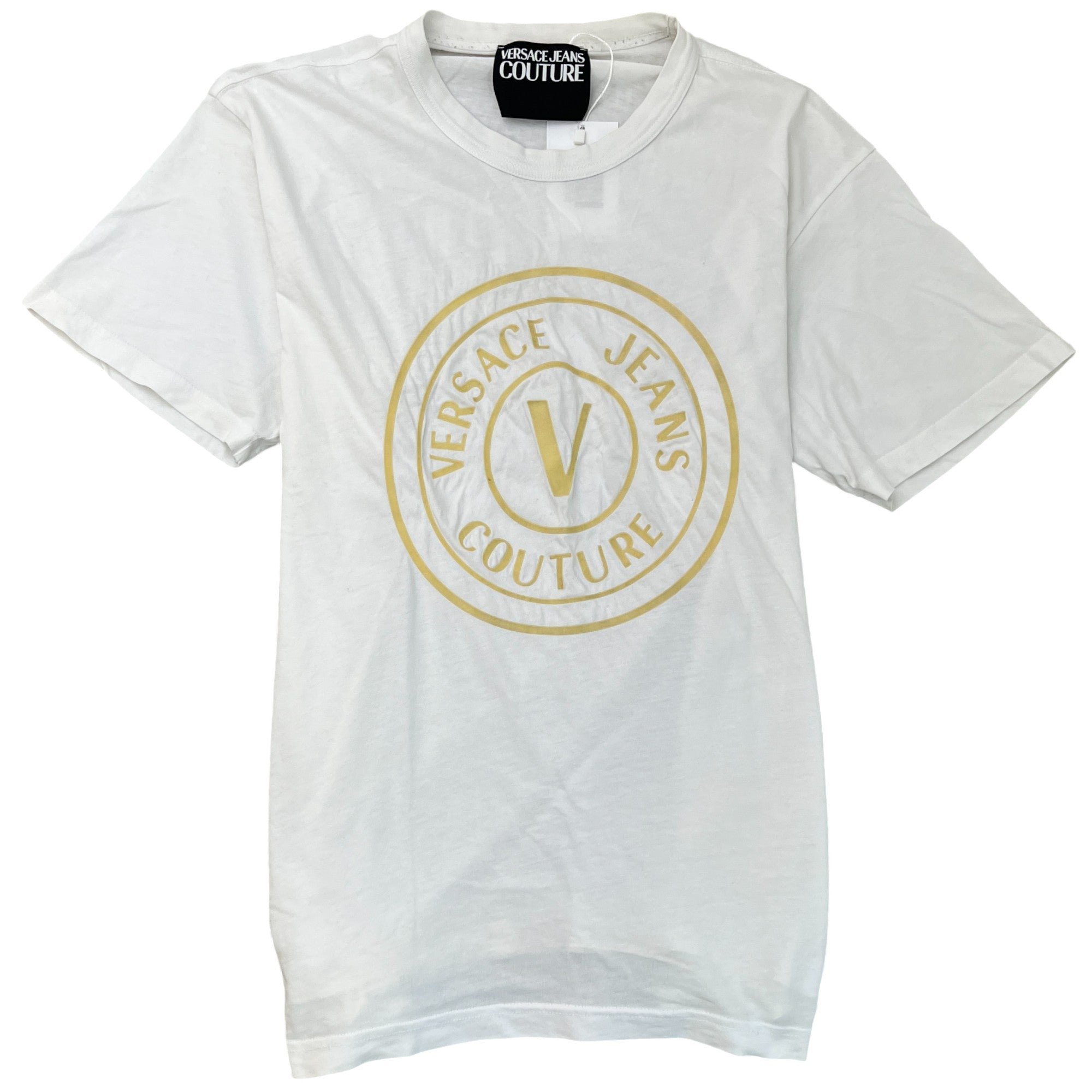 Men's Logo Print T-Shirt White Size M