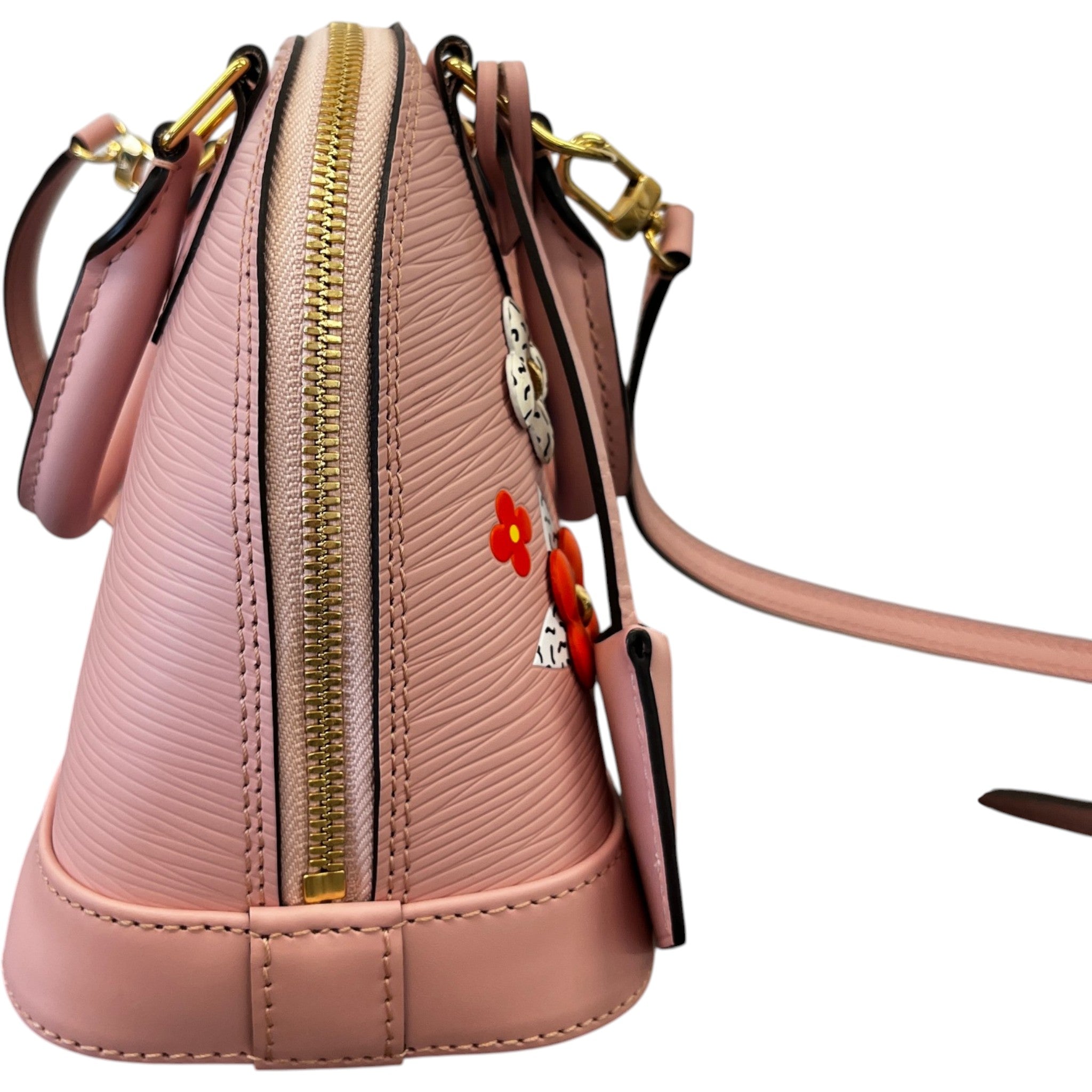 Women's Epi Alma Bb Blooming Flowers Bag Pink