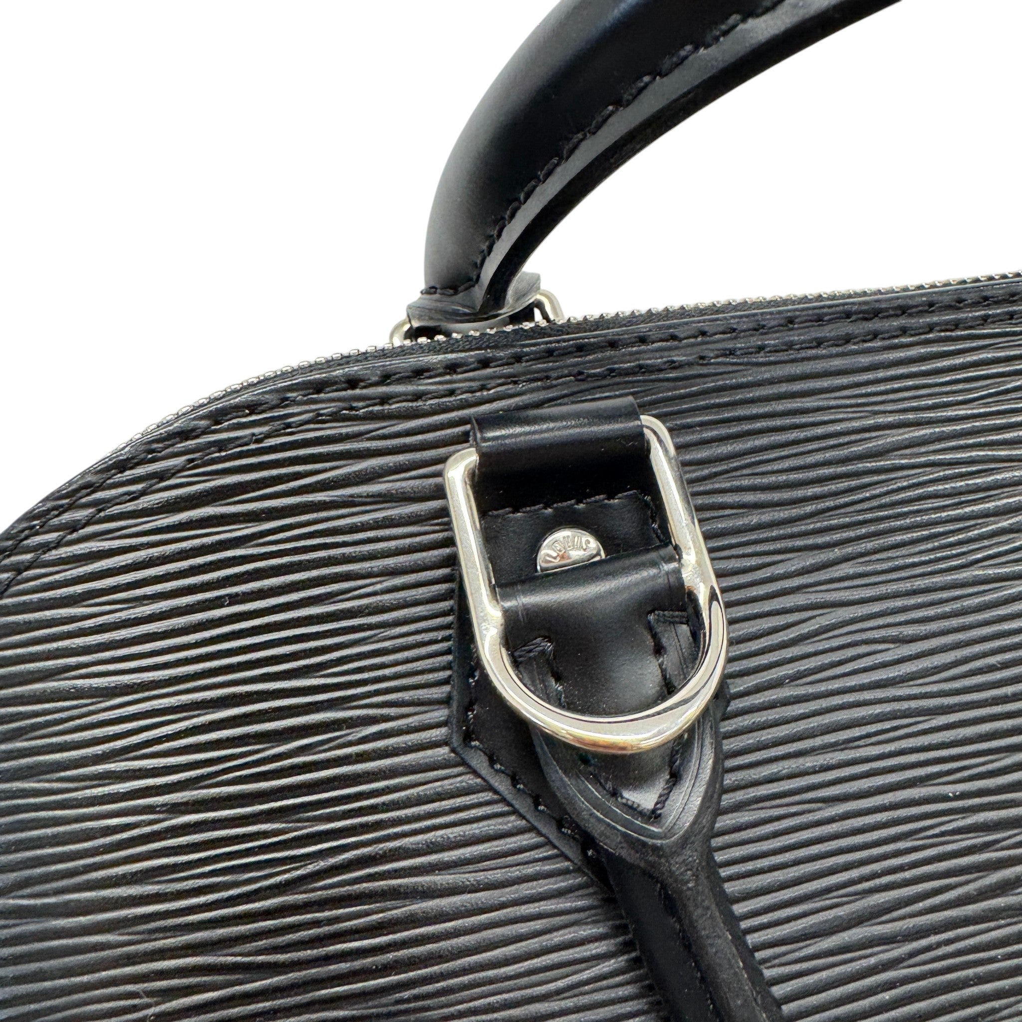 Women's Epi Leather Alma Pm Bag Black