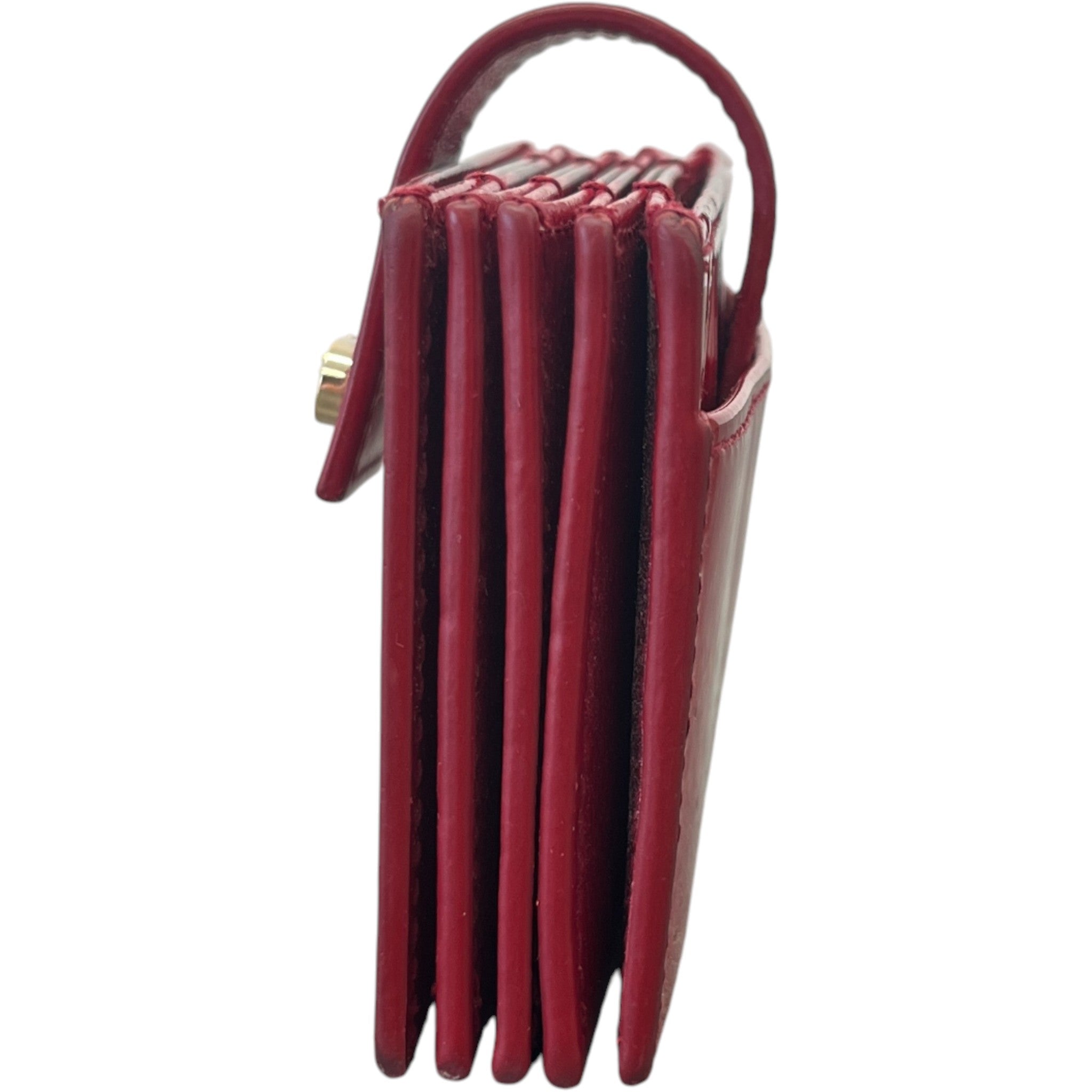 Women's Lady Dior 5-Gusset Card Holder Red